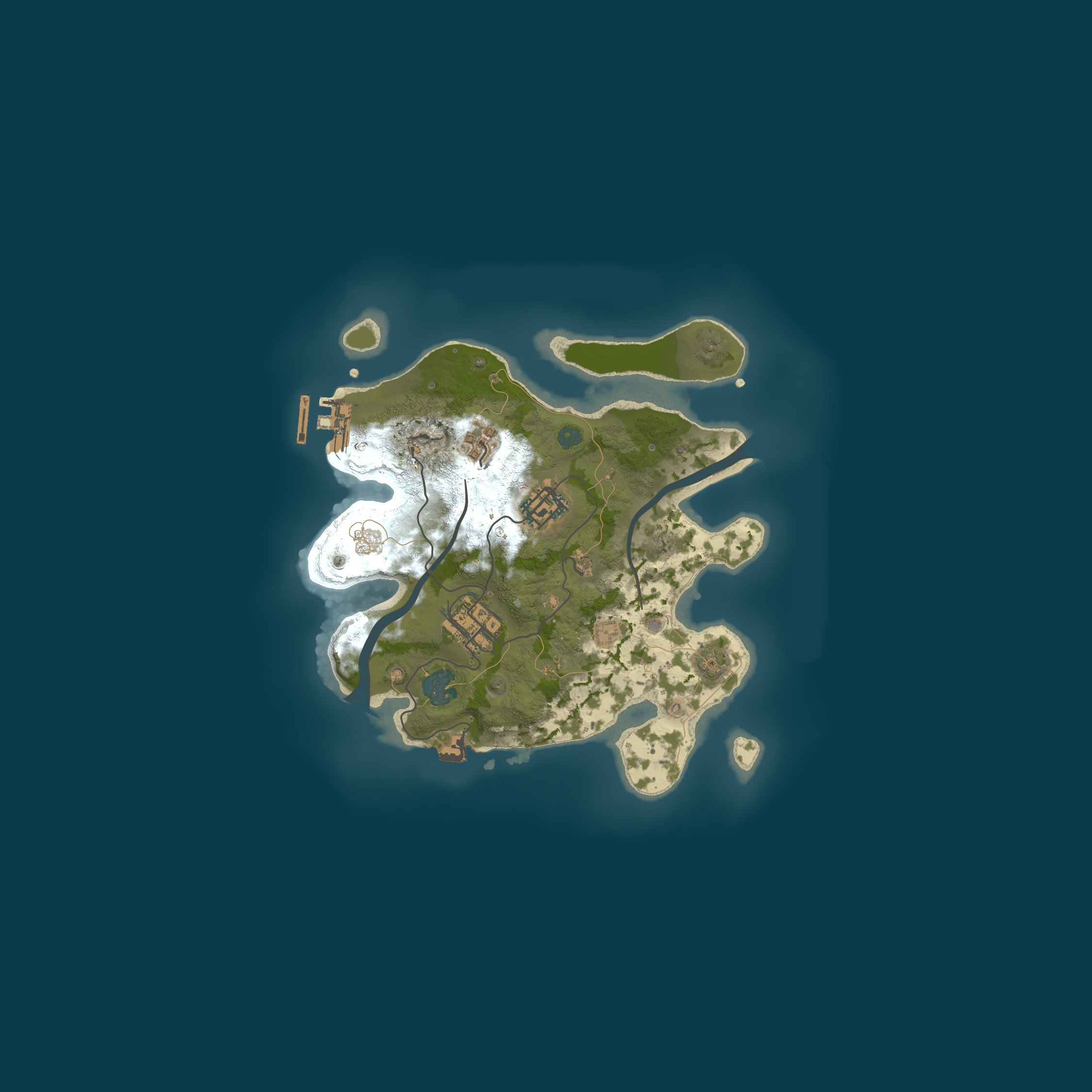 Procedural Map, size 2500, seed 6