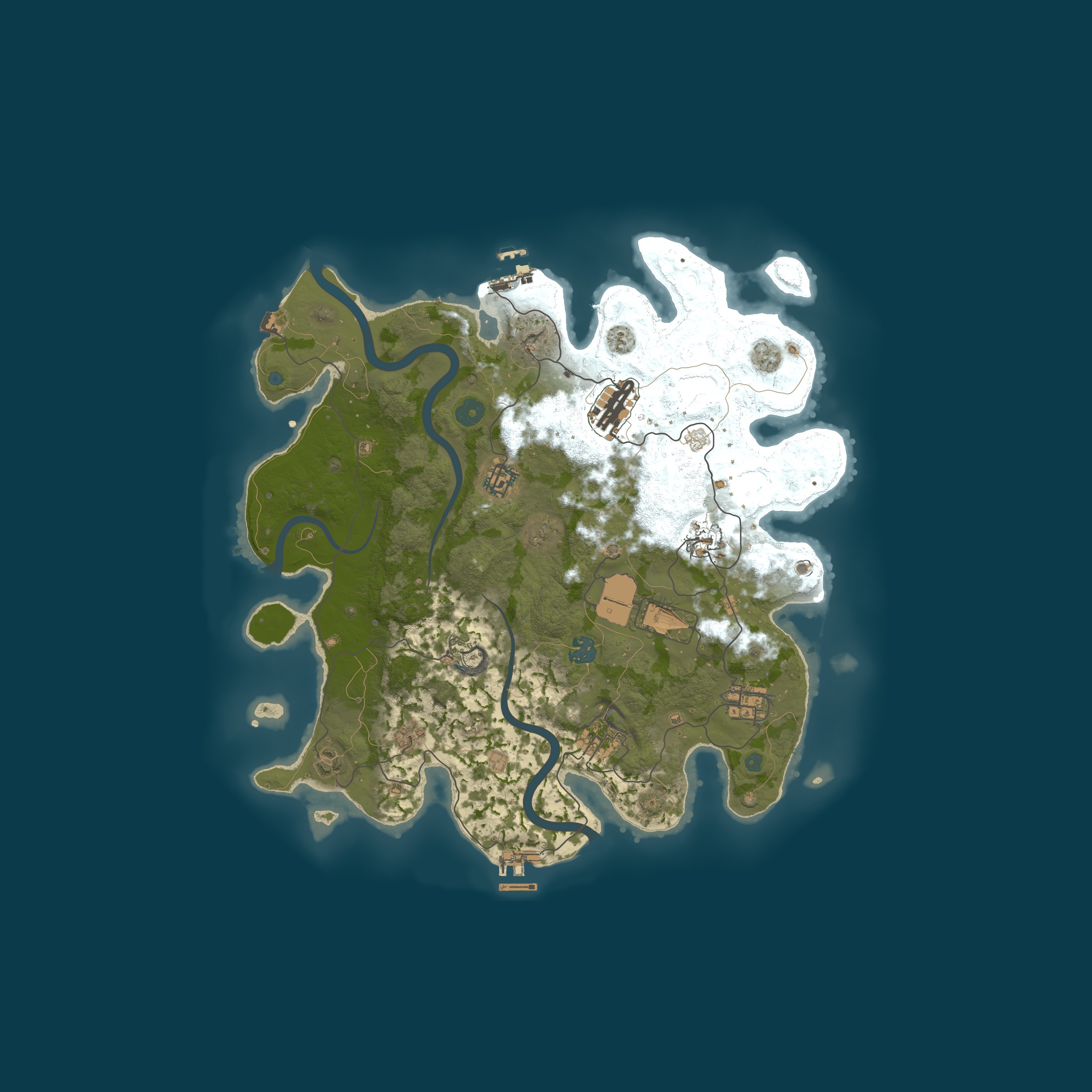Map for [US] Eternal Rust 2x Main Monthly | No BP wipe | Noob Friendly