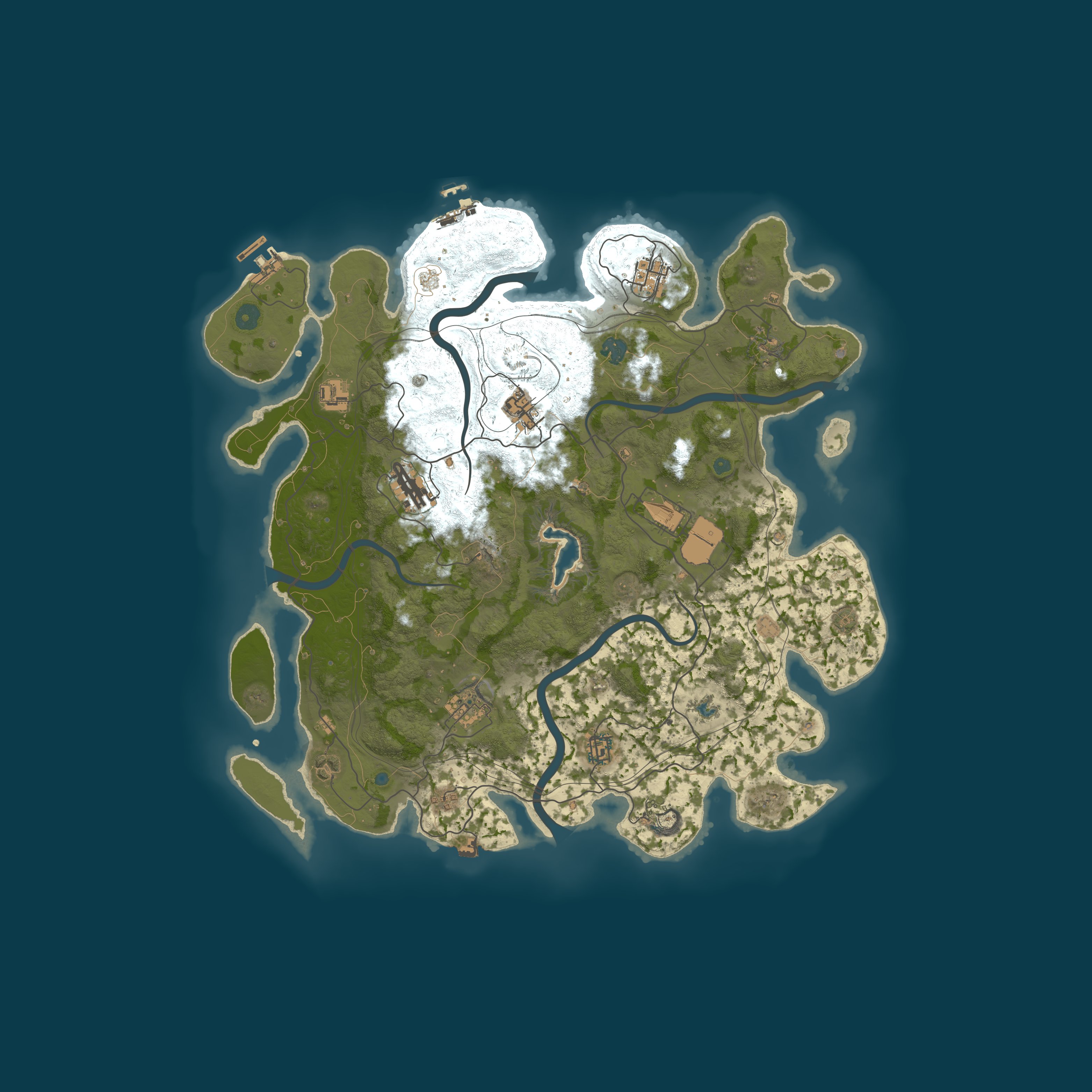 Procedural Map, size 4250, seed 897219908