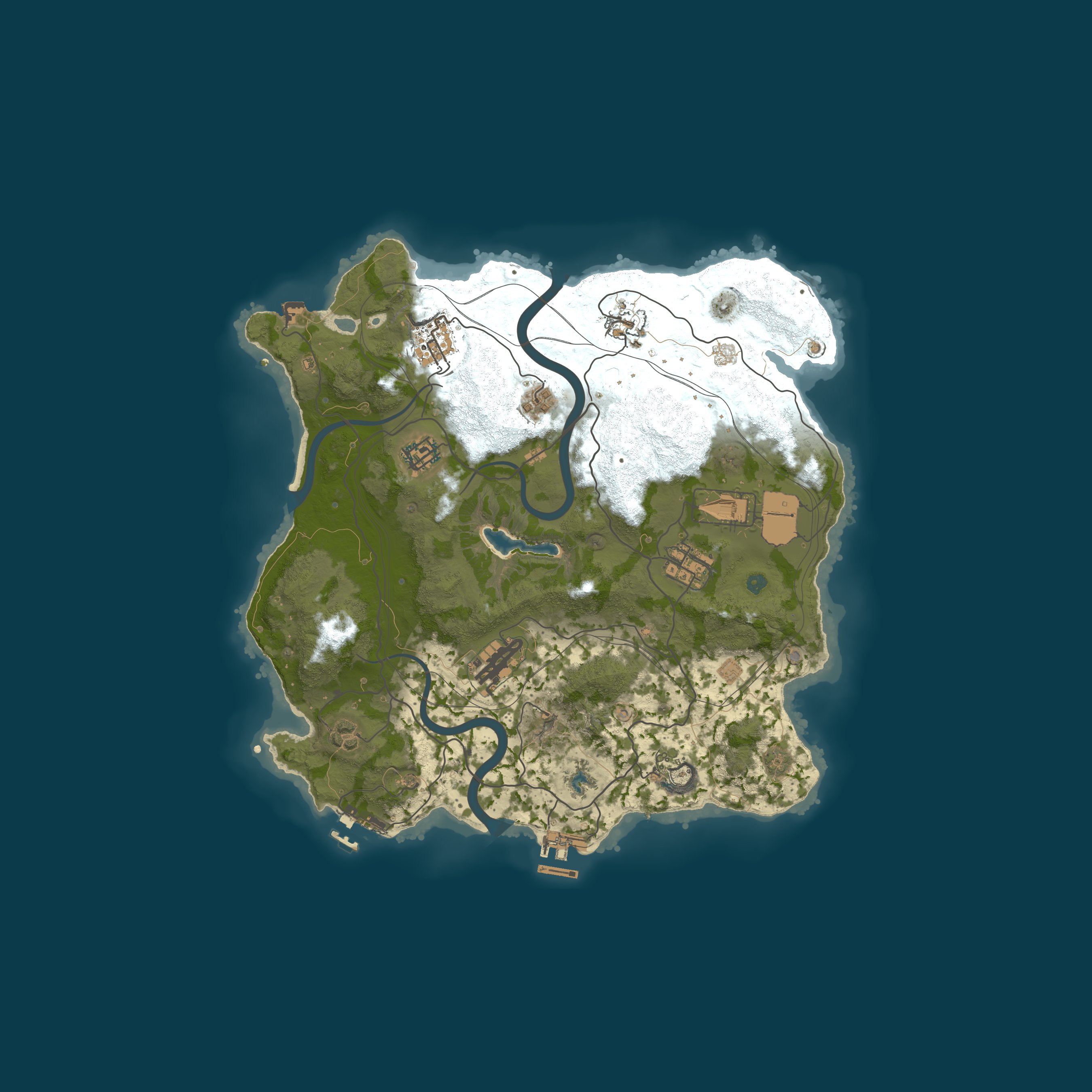 Map for Official OG Rust Friday Wipe NO TECH TREE NOOB FRIENDLY