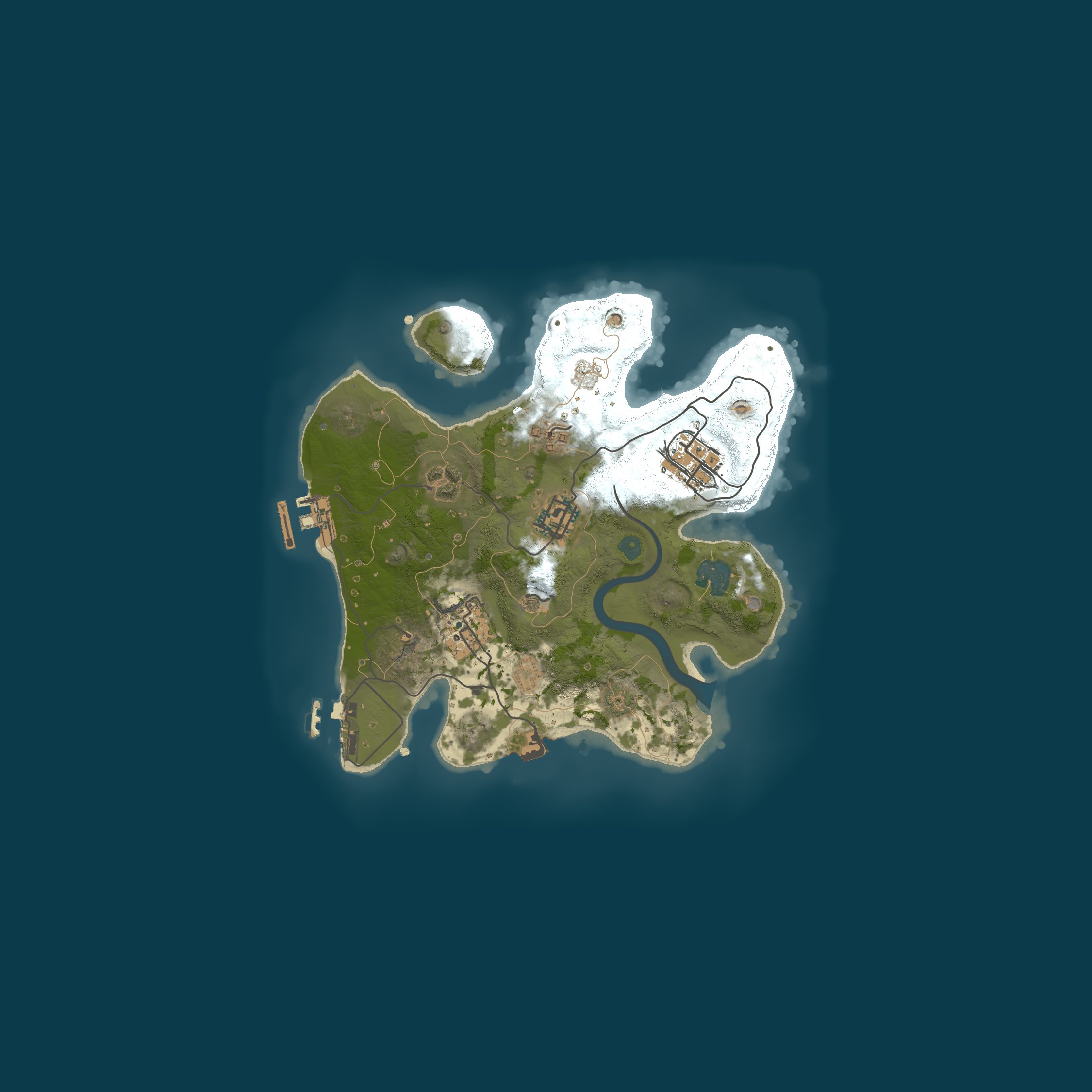 Procedural Map, size 2500, seed 2101864330