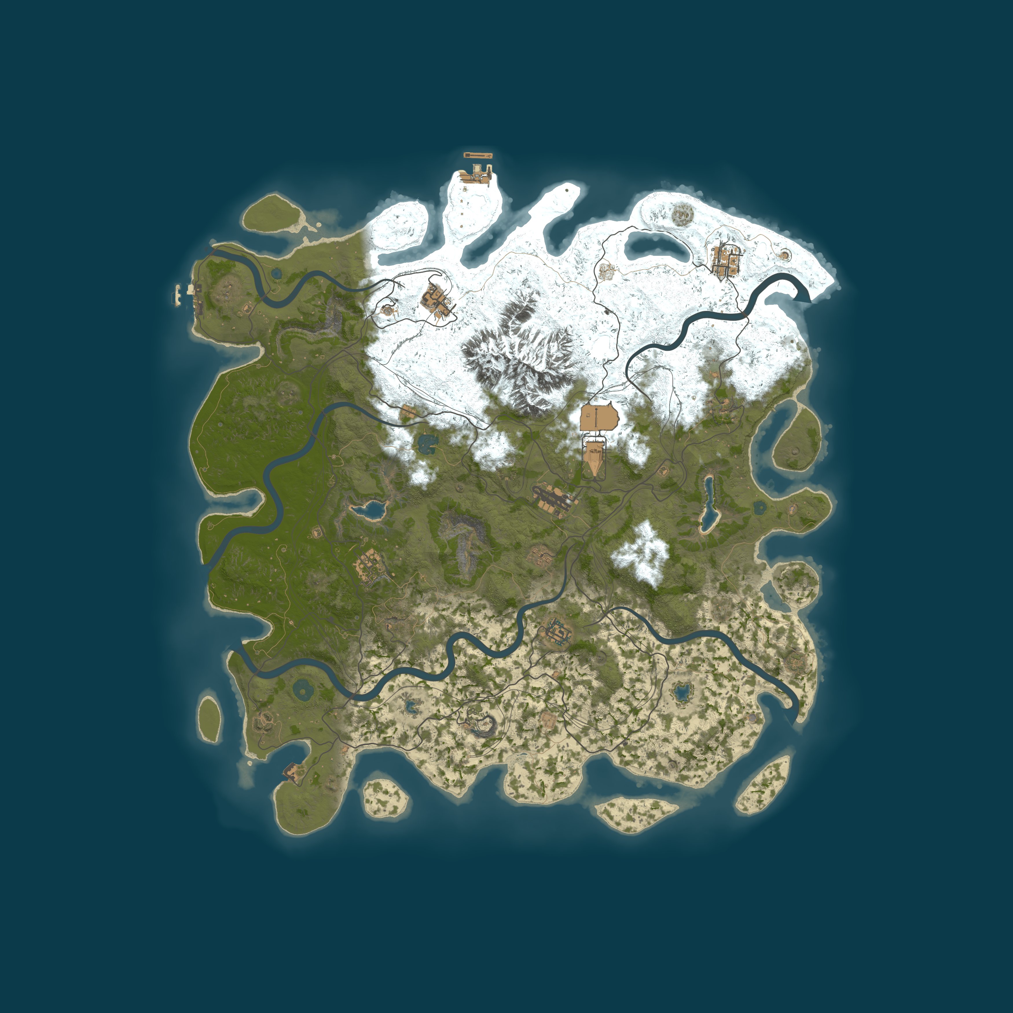 Map for Tonzter's Rusty Wasteland