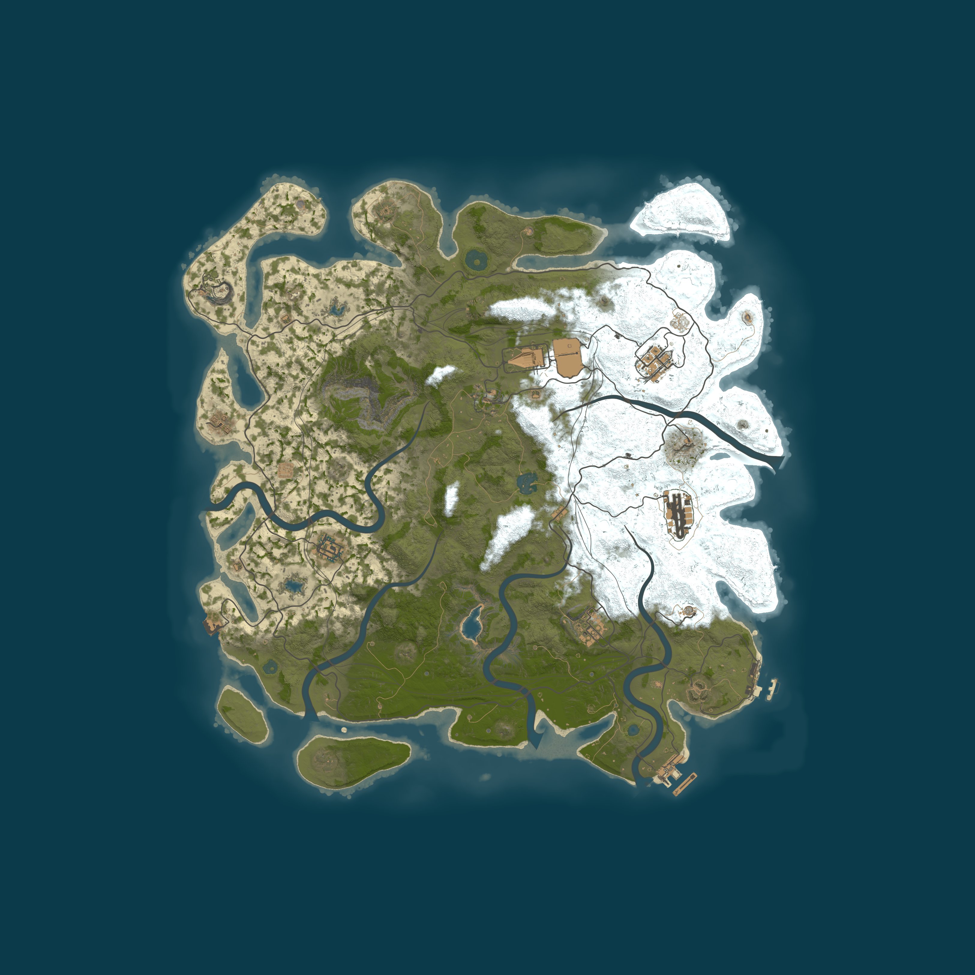 Map for Enchanted.gg EU 2x PvE | No Raiding/Killing | Noob Friendly