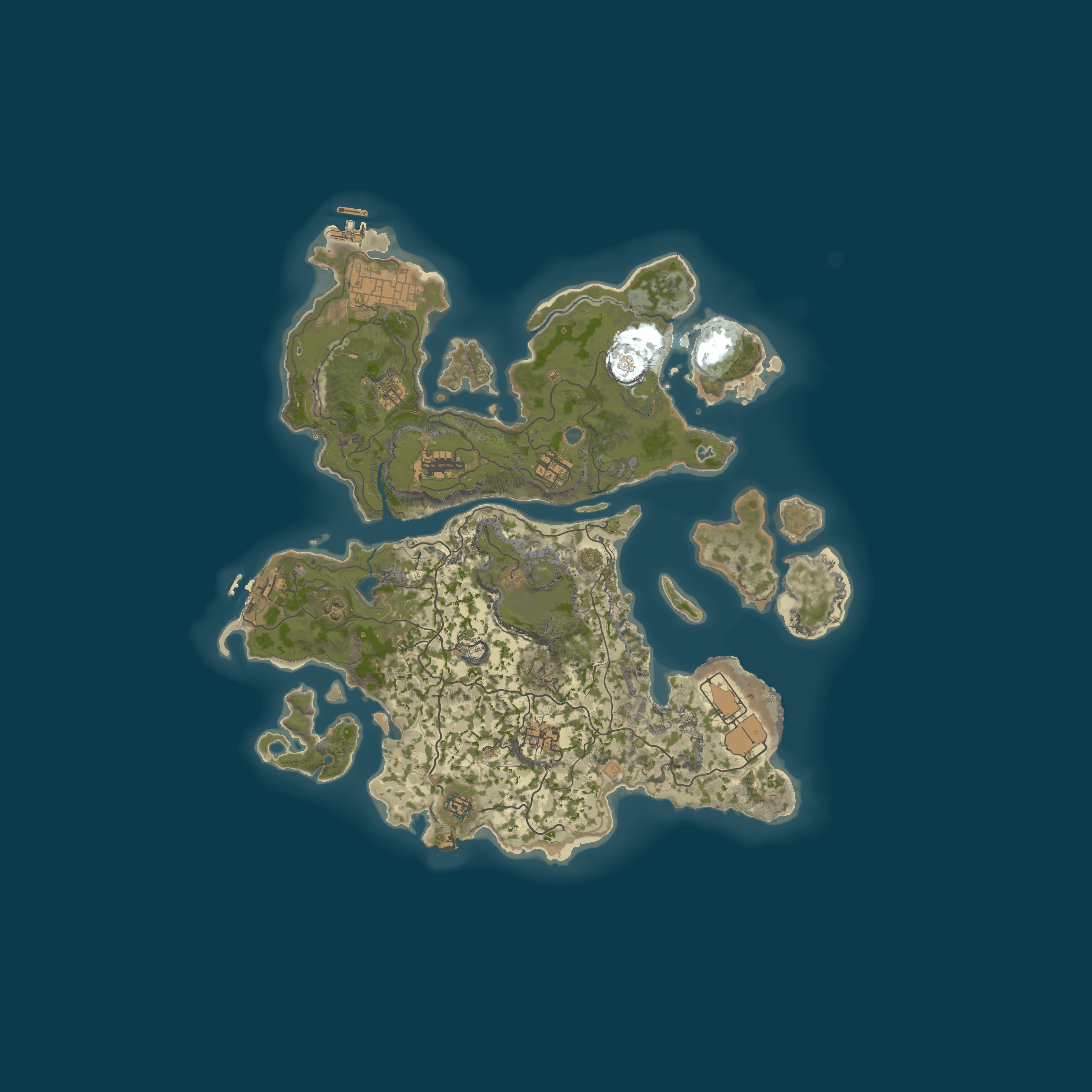 Custom Map, size 5000, seed 1337