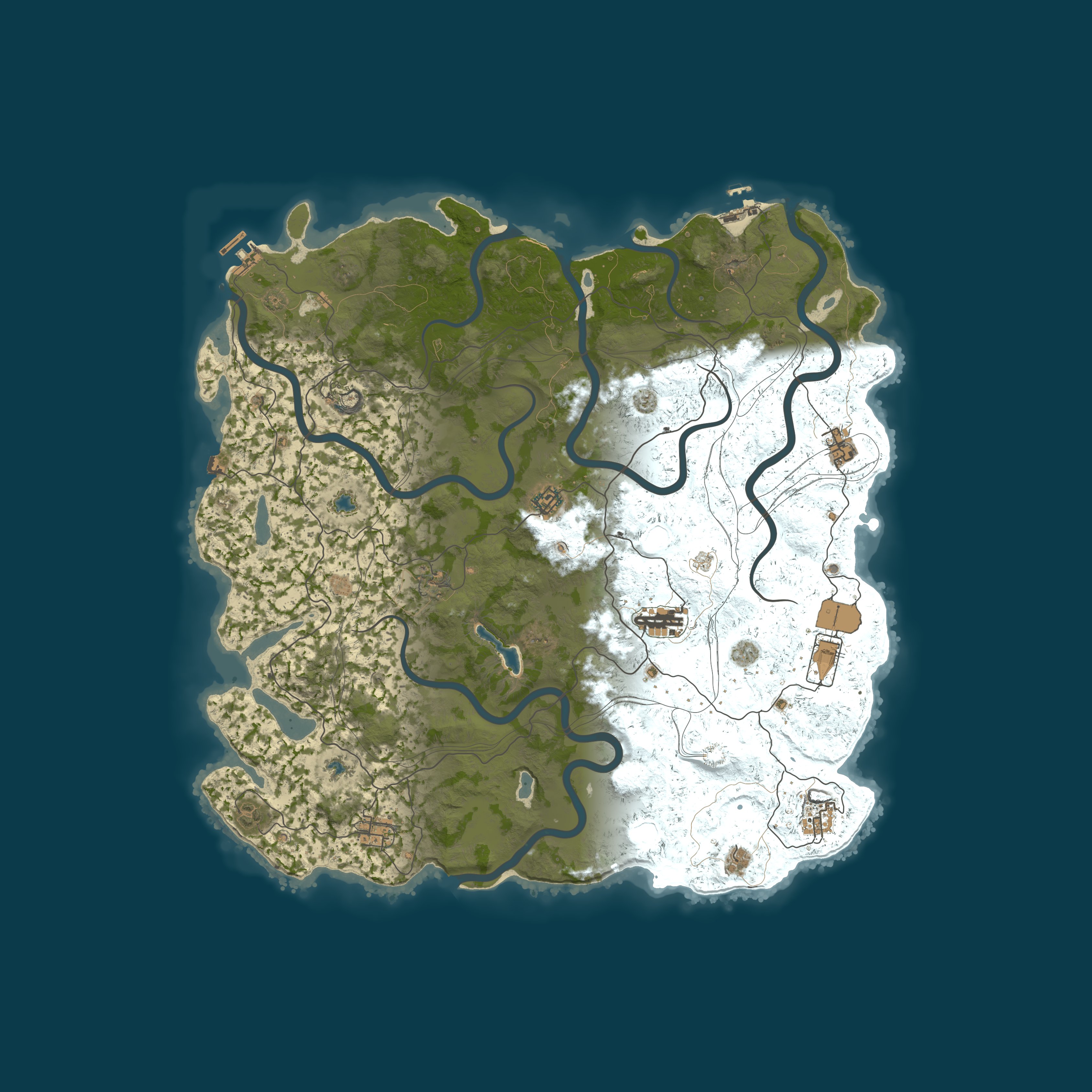 Map for Atlas - EU 2X Medium | Vanilla+ | No BP Wipes