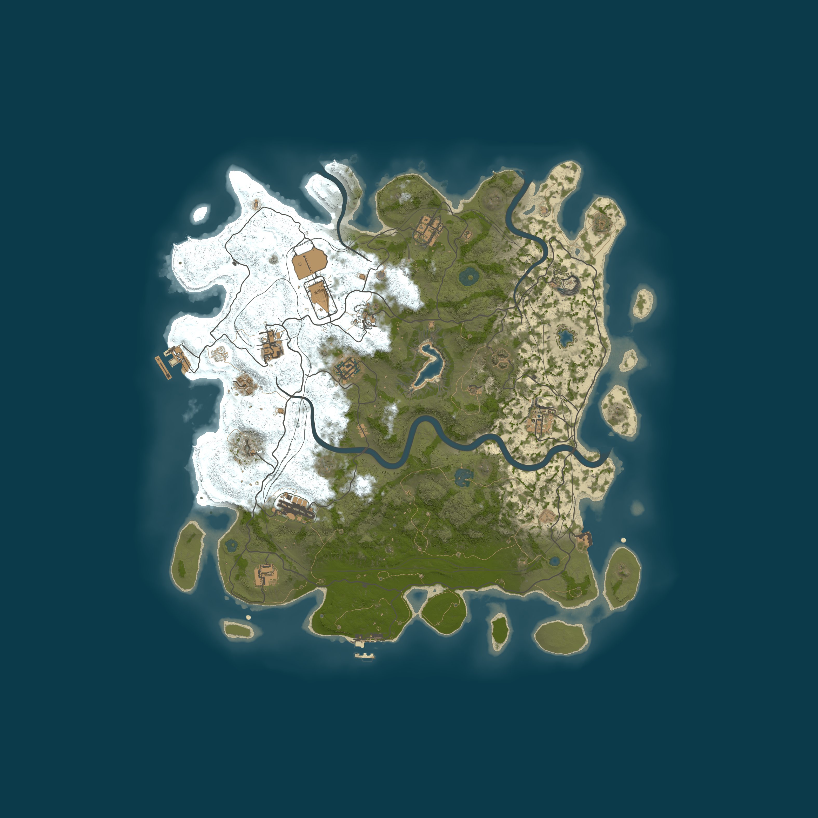 Map for RustForEveryone/Monthly/TrueVanilla/No BP wipes.