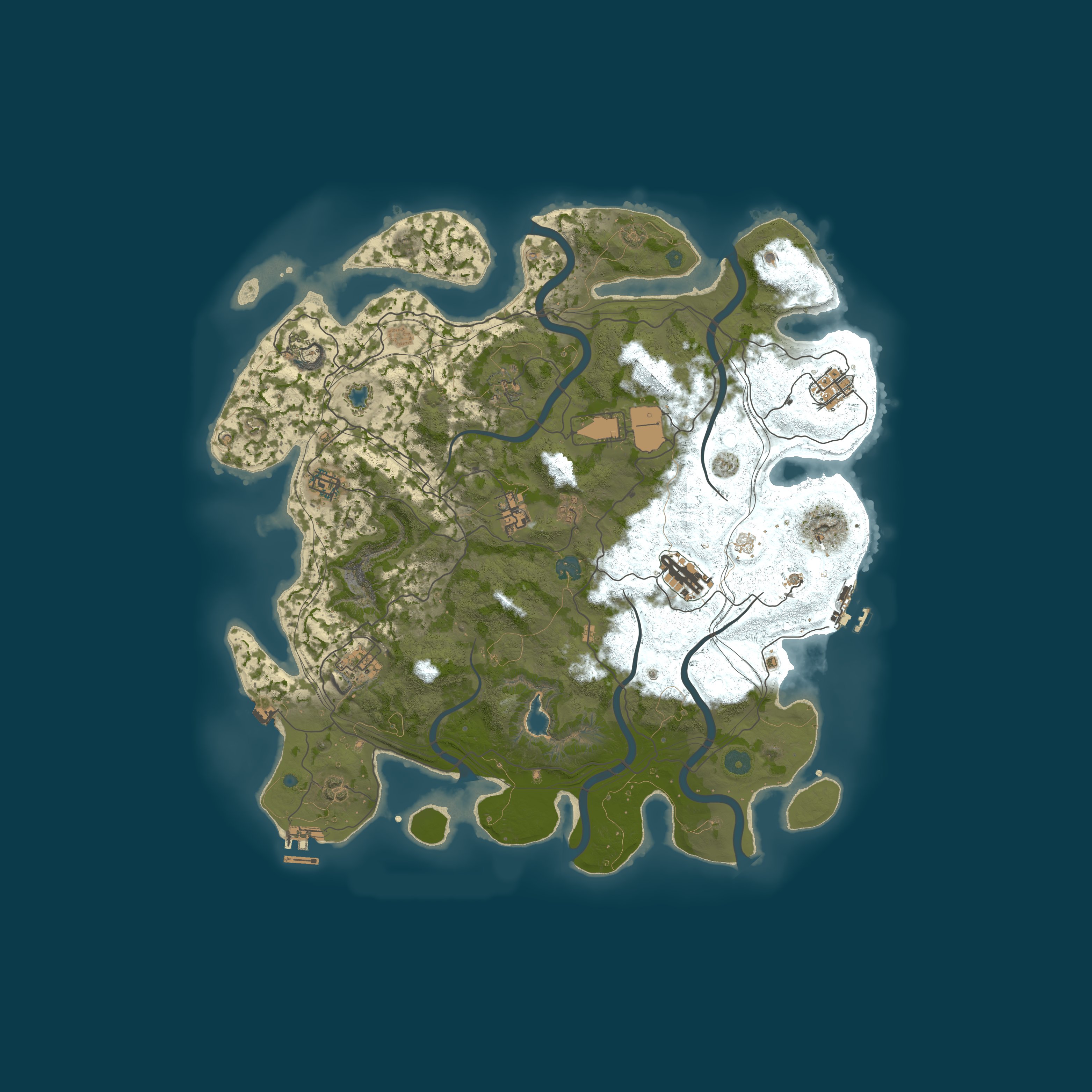 Map for #4[坚果]2X 仿官/萌新/养老/月清