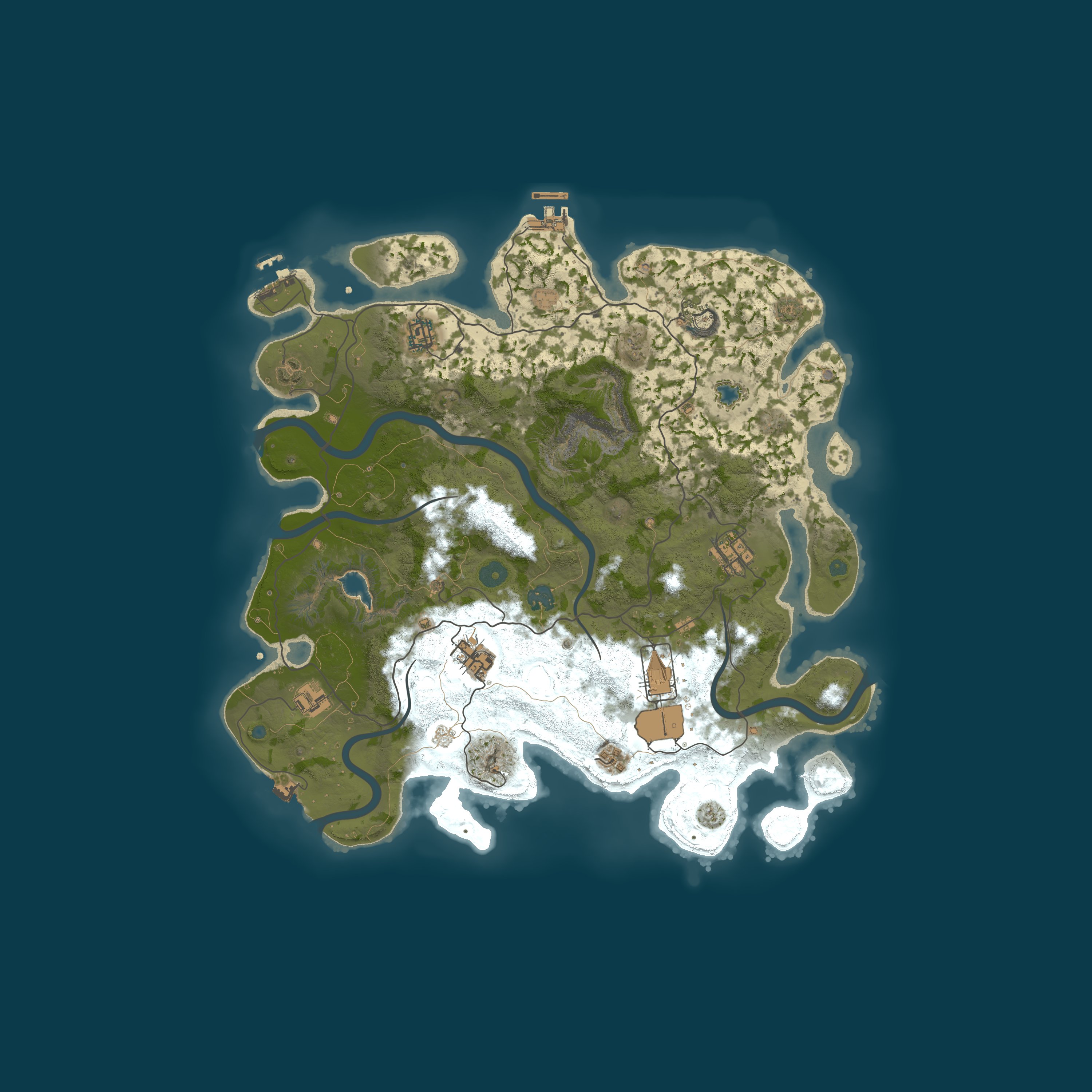 Map for GUTELAND - PVP / PVE