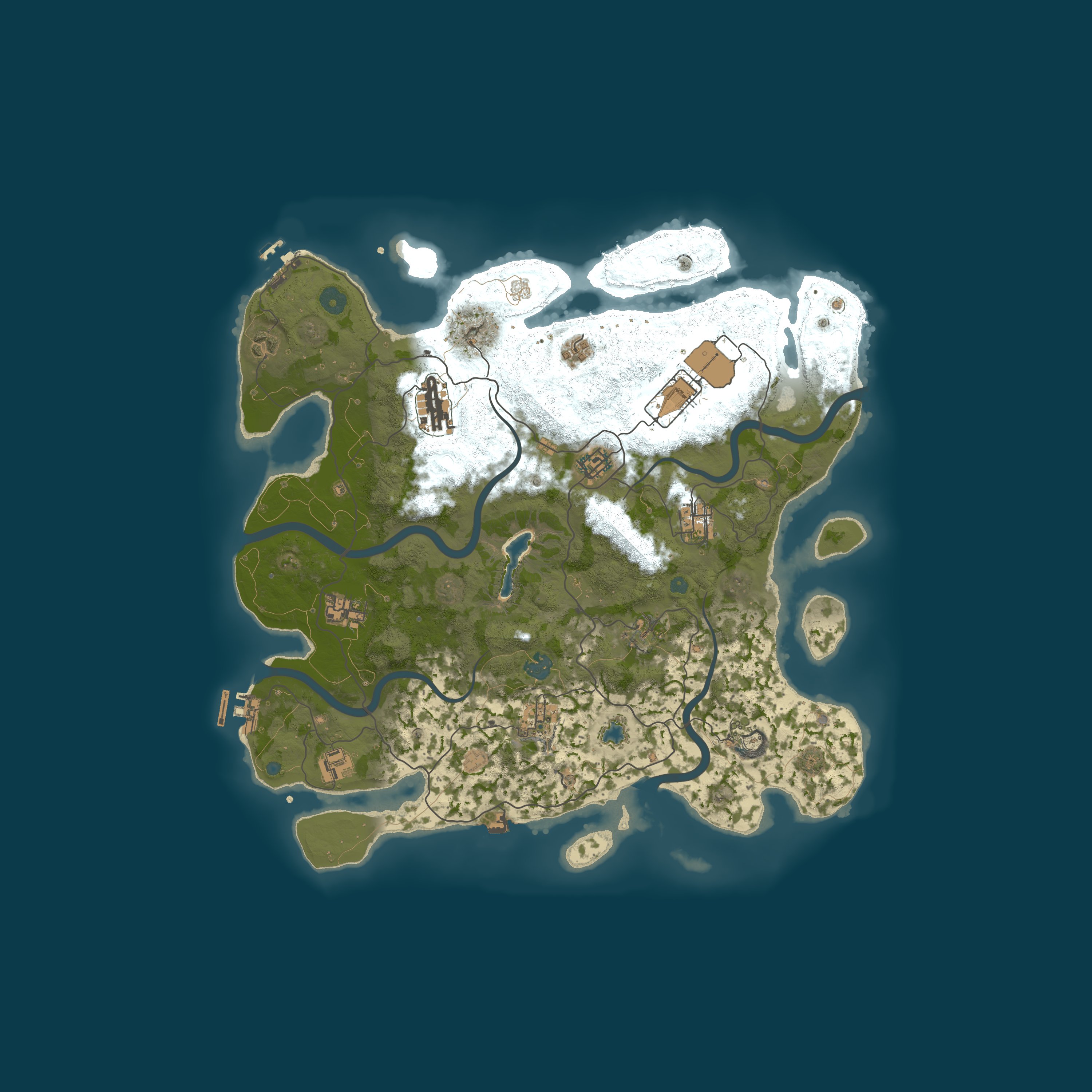 Procedural Map, size 4000, seed 946481