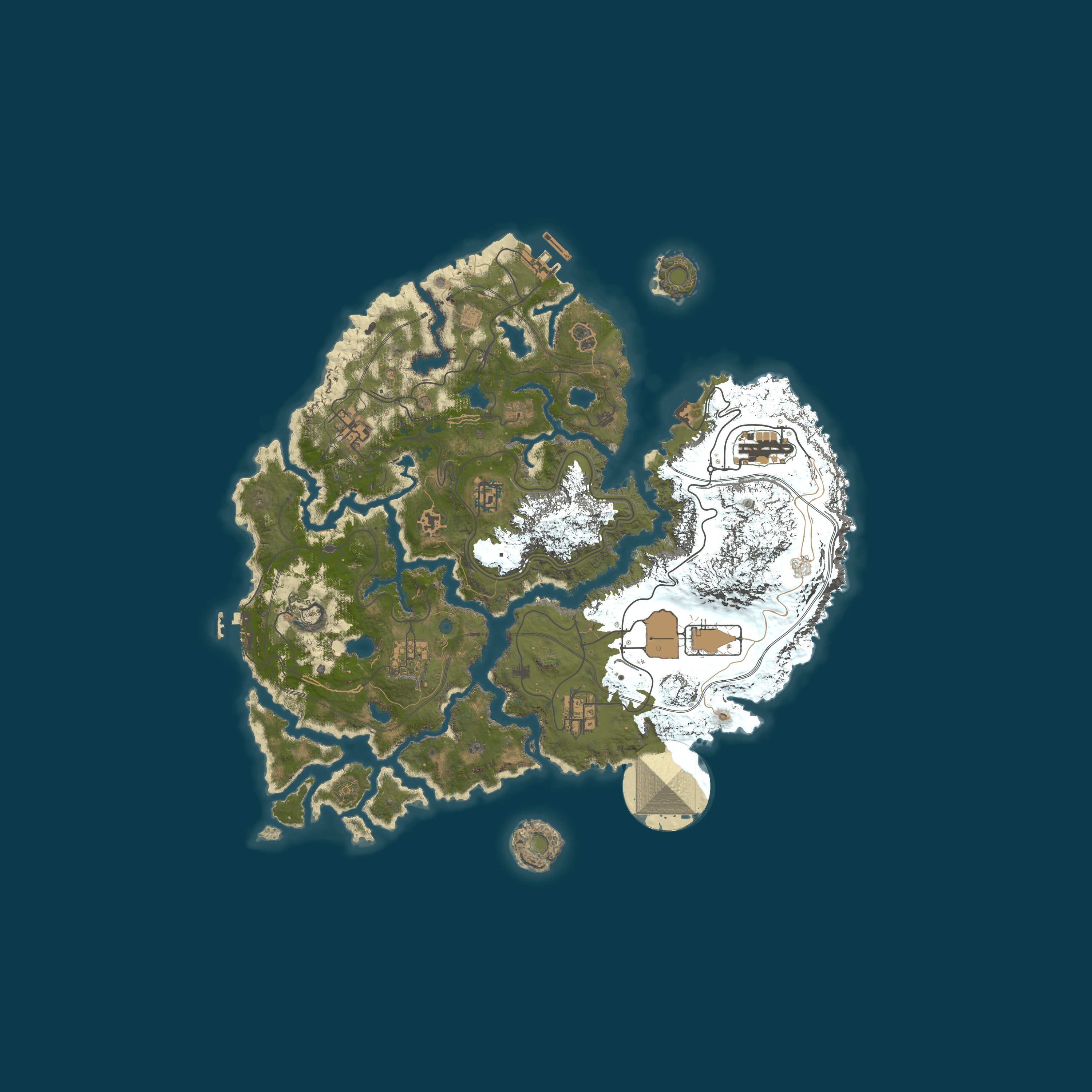 Map for OLDSKOOL GUYS PVE  ACTIVE ADMINS