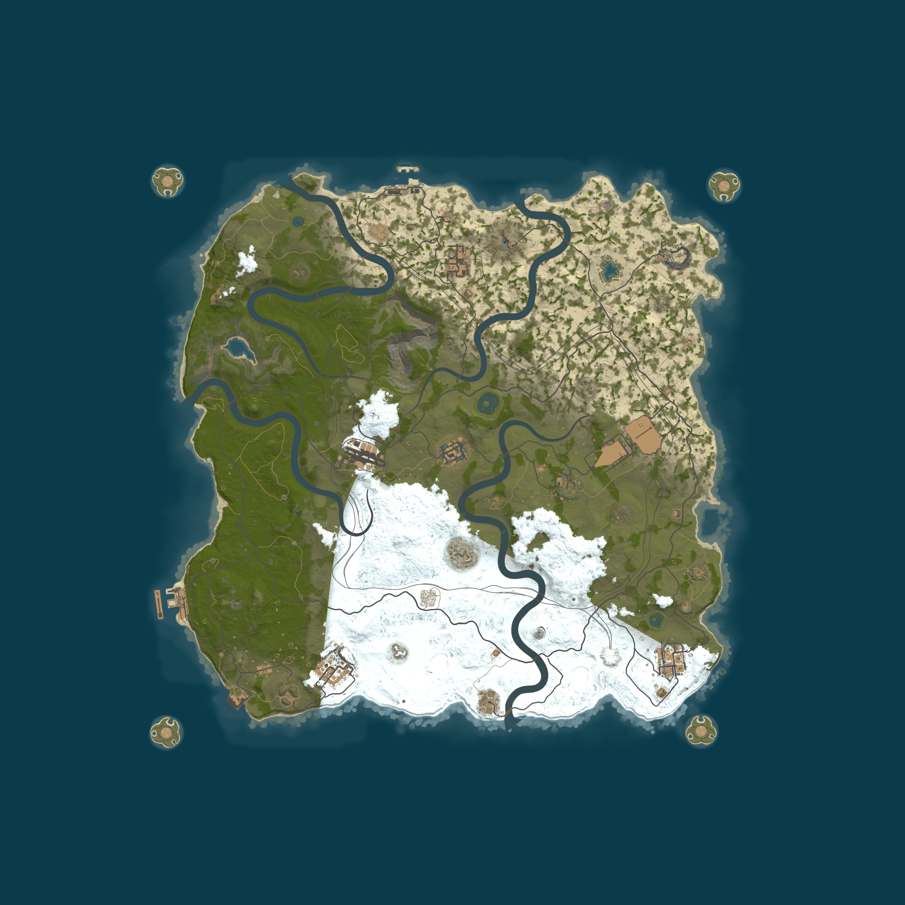 Map for Jumprust.com - RustyIron 3x|JP/SEA|Full PVP|Shop|Kits|Long