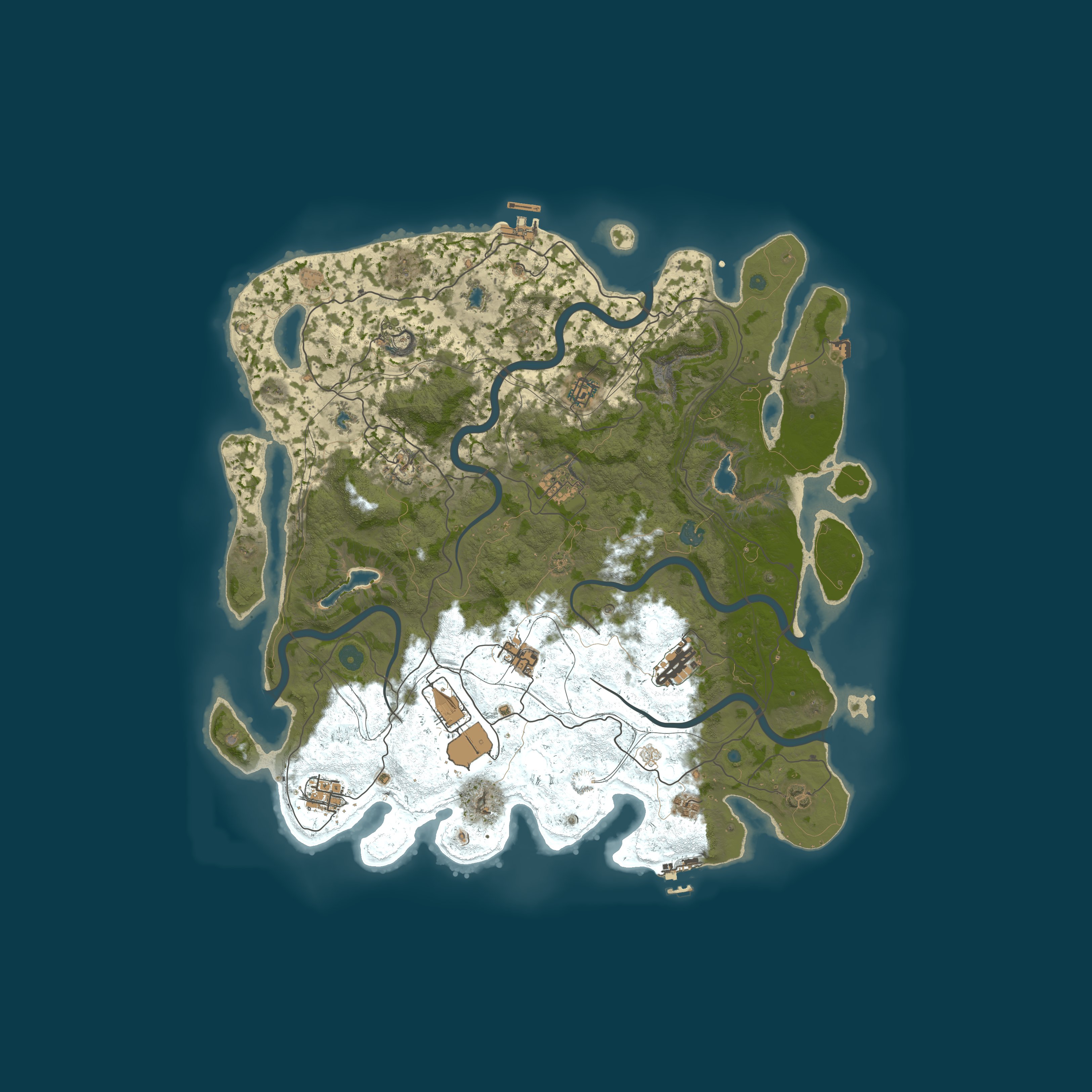 Map for РУССКАЯ ОКРОШКА | SOLO/DUO/TRIO