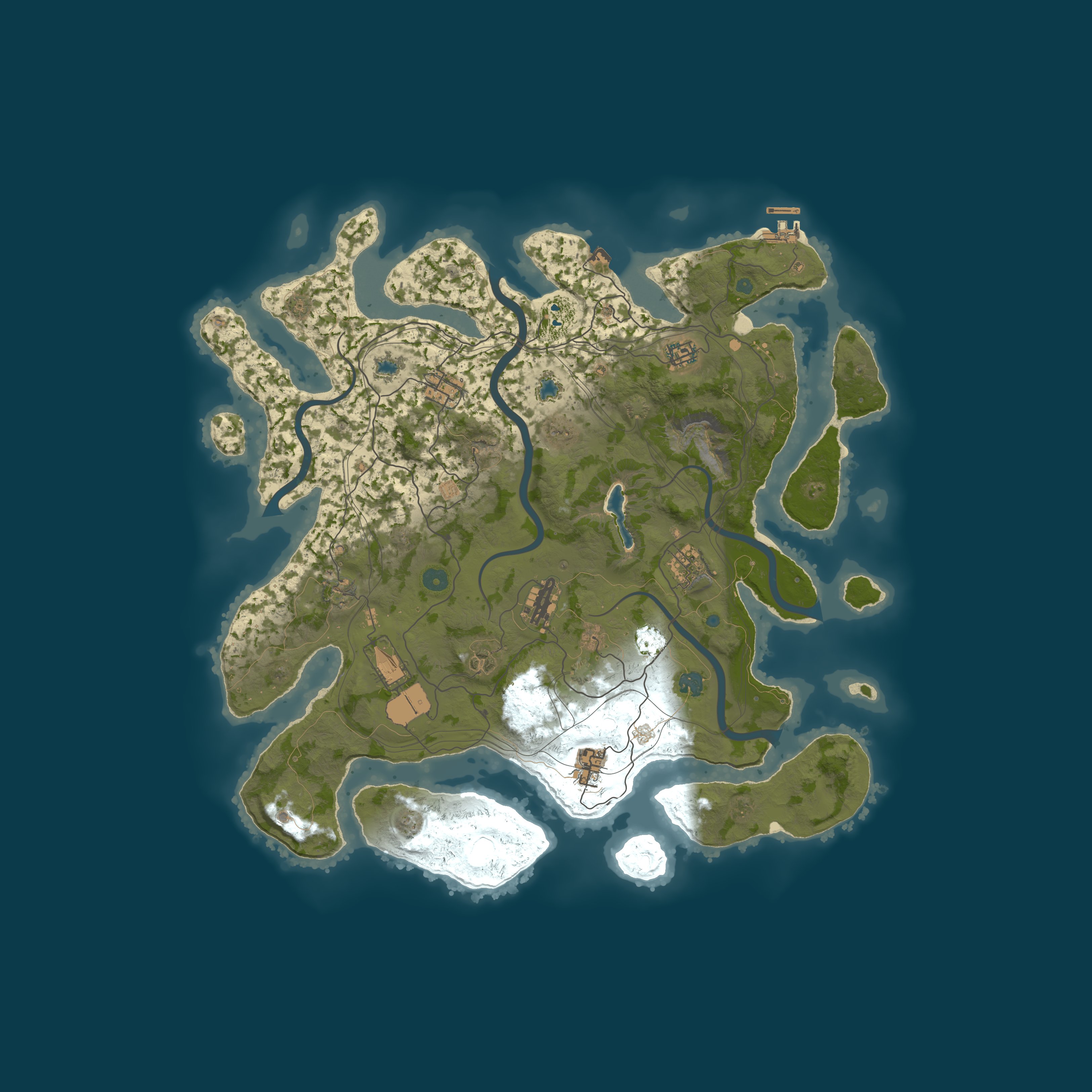 Map for Absynth Rust RP|PVE|PVP