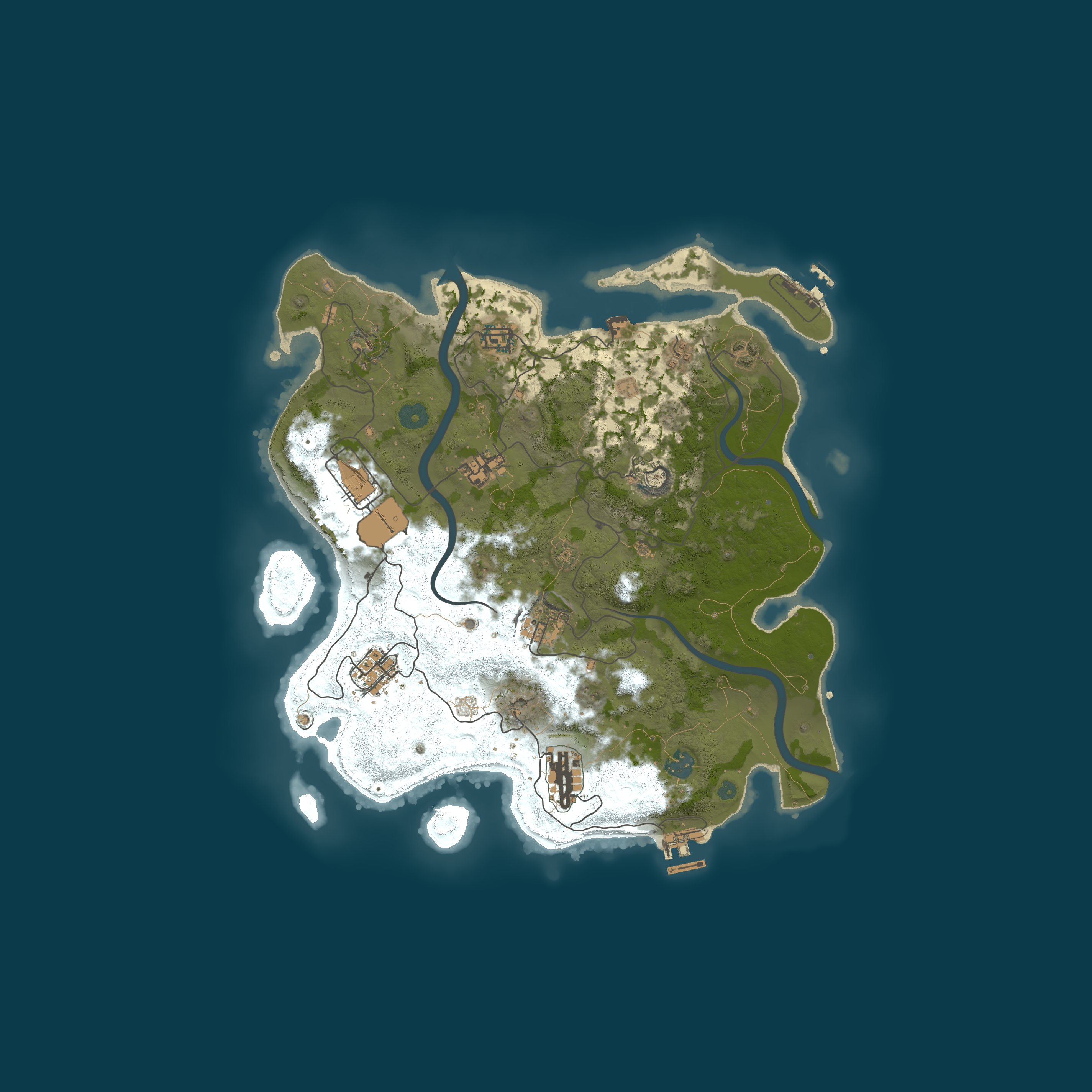Map for A Shockbyte Rust Server
