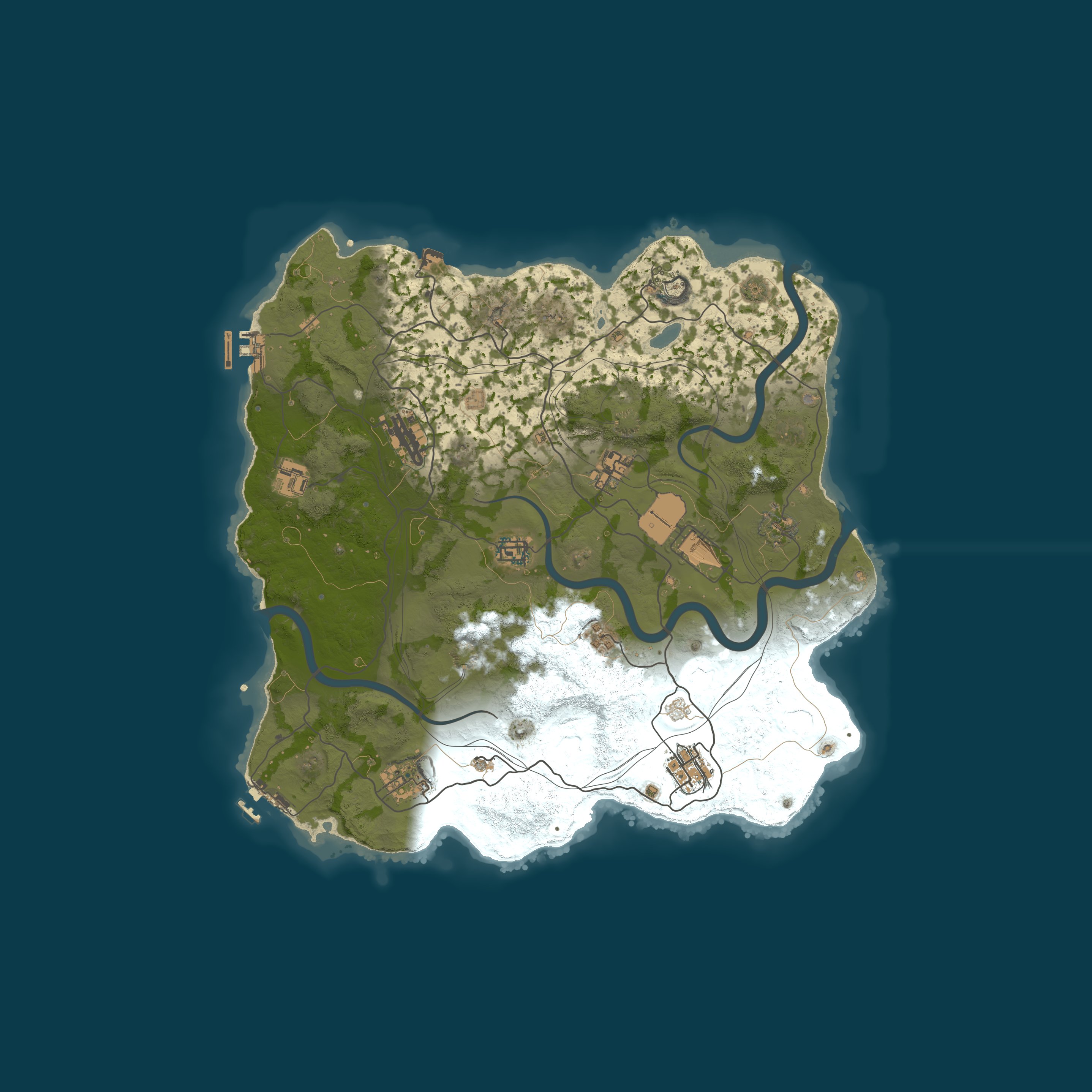 Map for US Rusty Rats 2x Monthly | Solo/Duo | 50% Upkeep | No BP Wipe