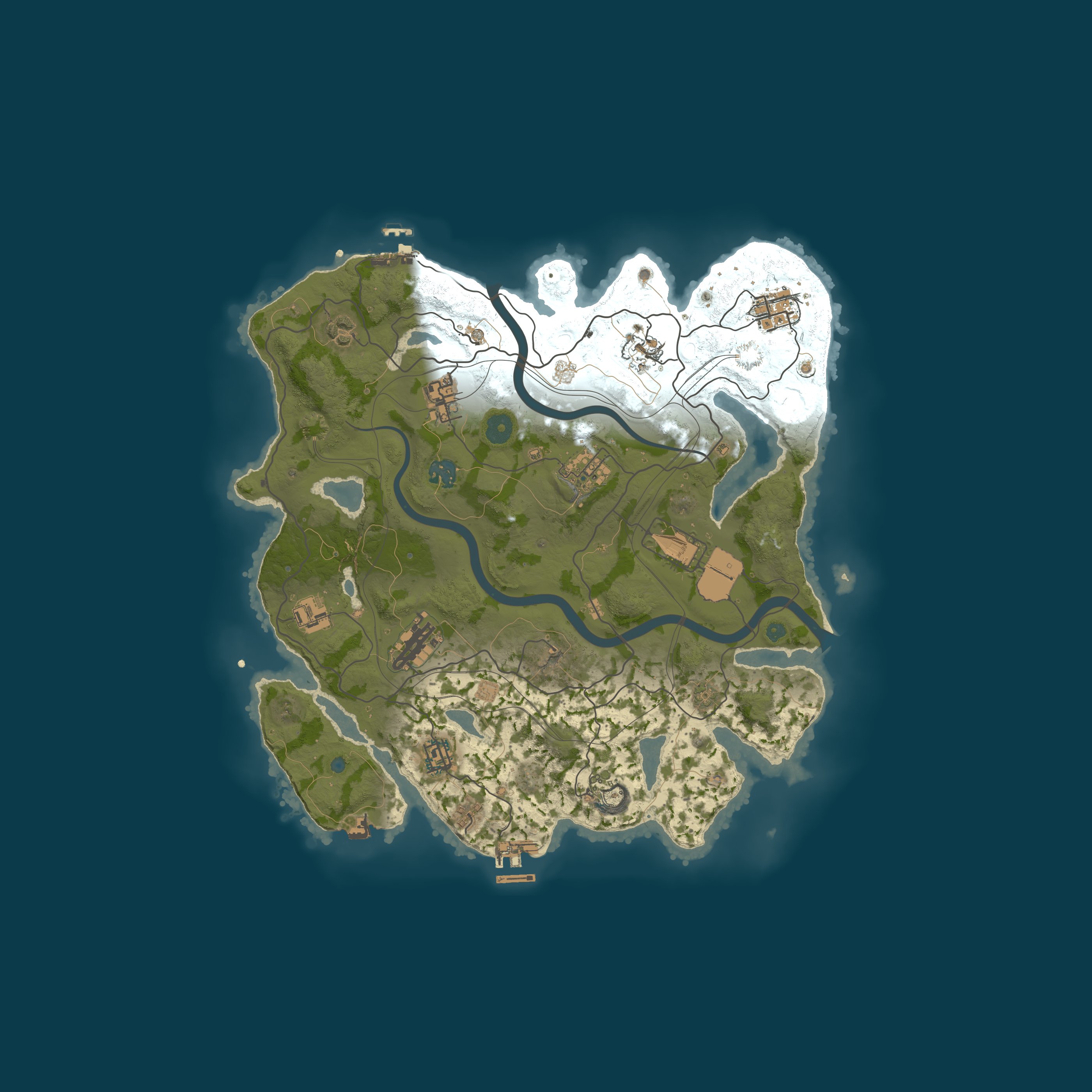 Rust map 3600/1337