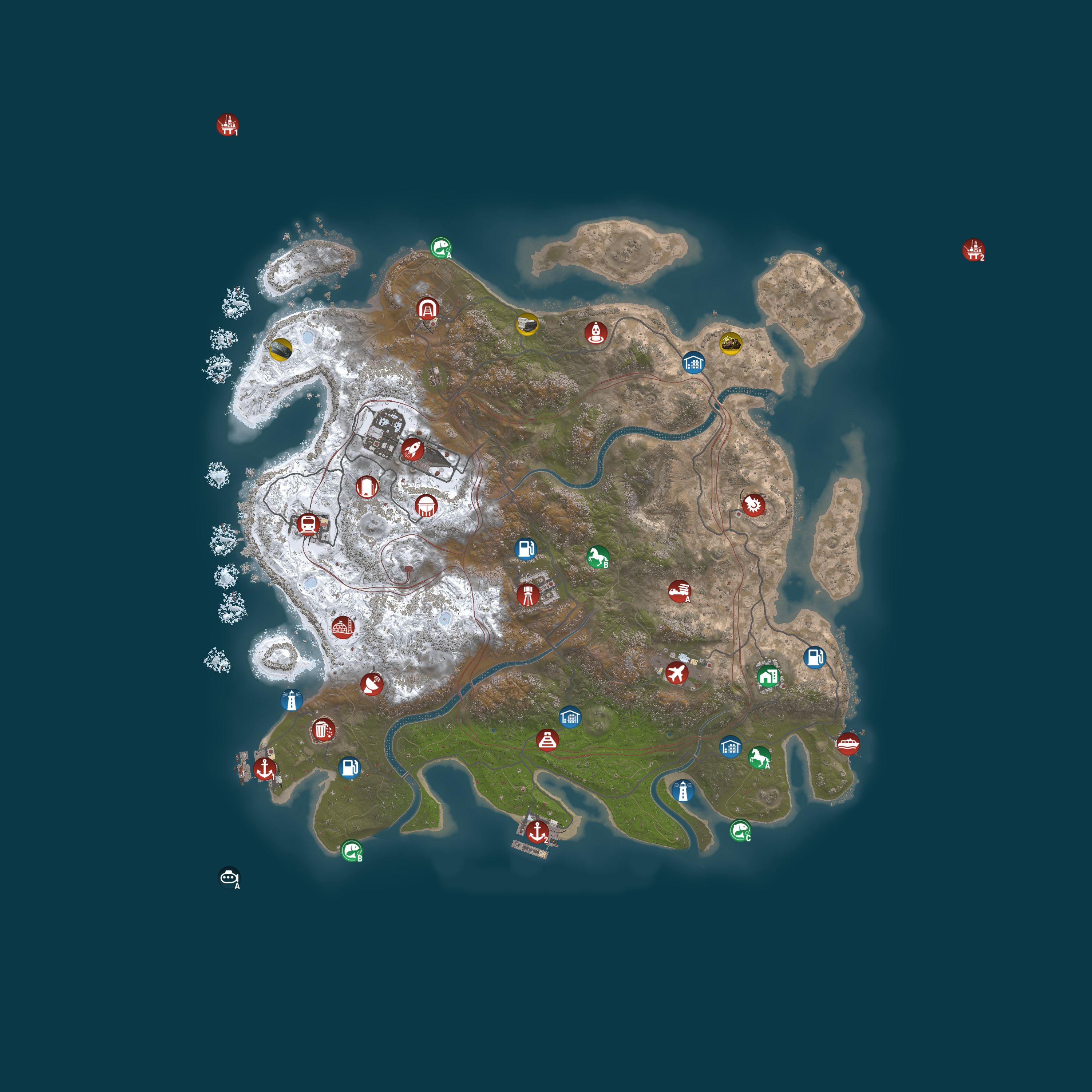 Карта сервера