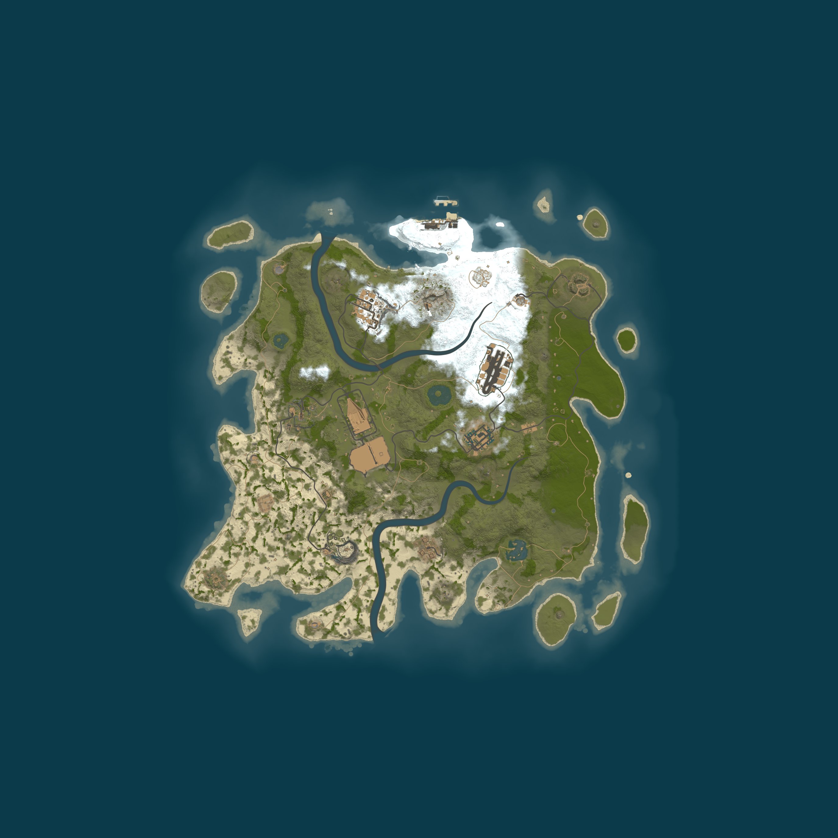 Map for [RU] Rust Mania Для новичков |Loot x1|Ore x3|Max x3|