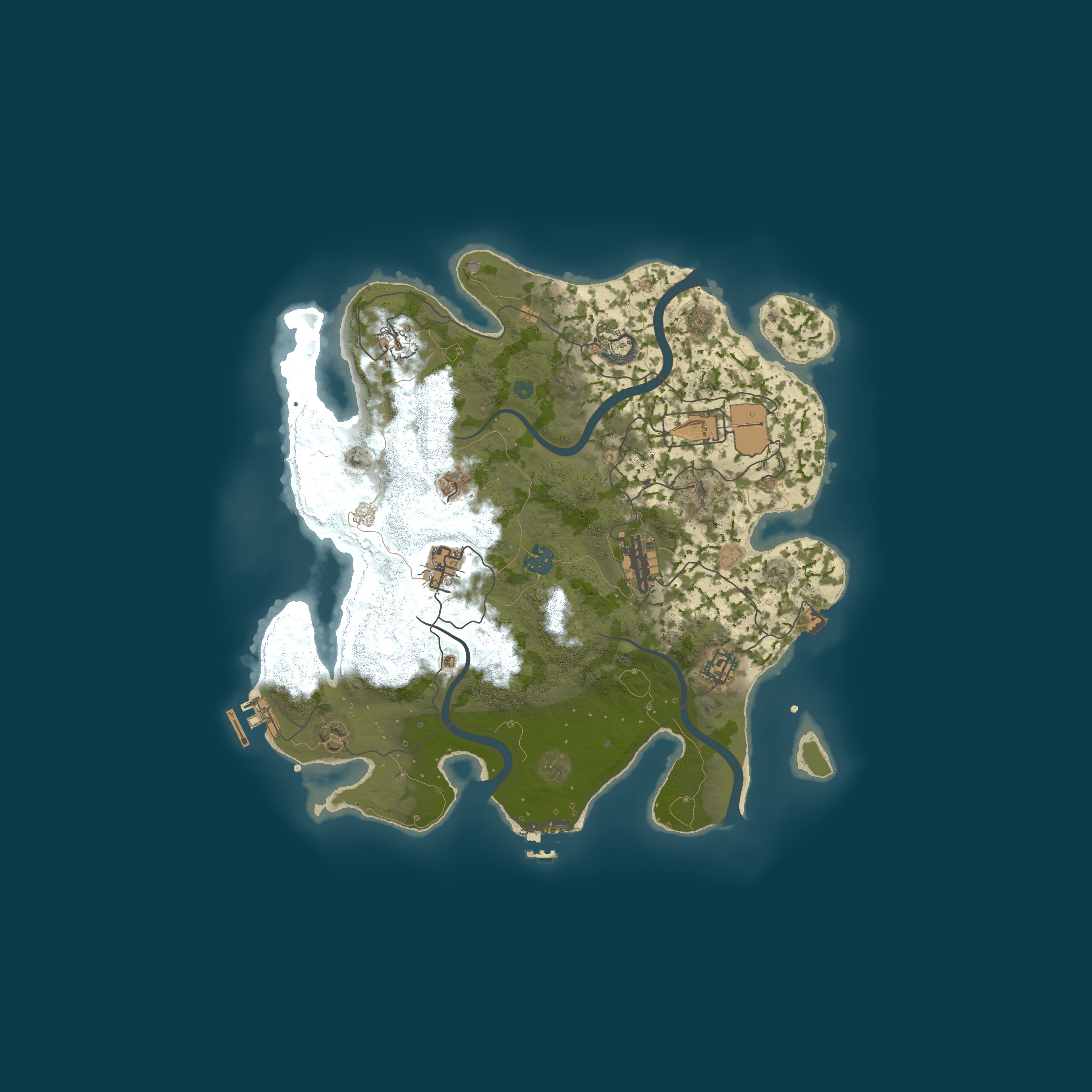 Map for A Shockbyte server p