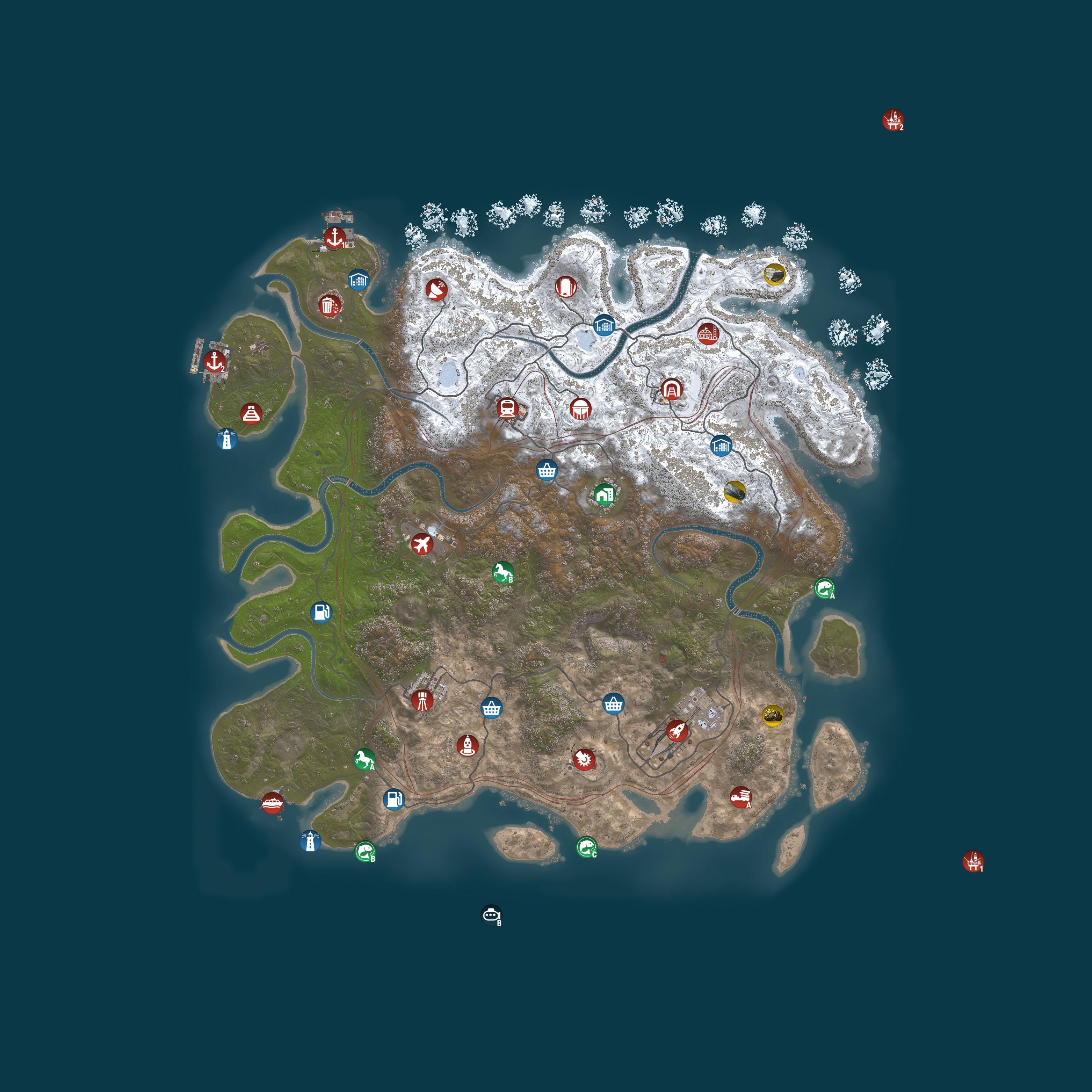 Карта сервера