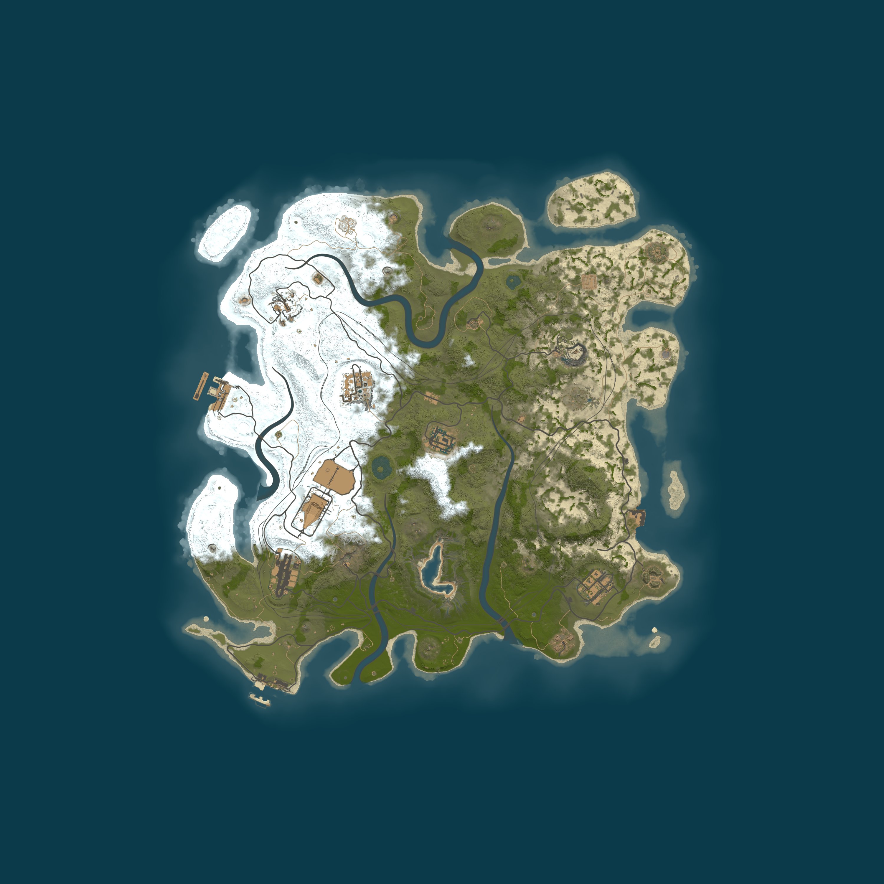 Custom Map, size 4000, seed 1
