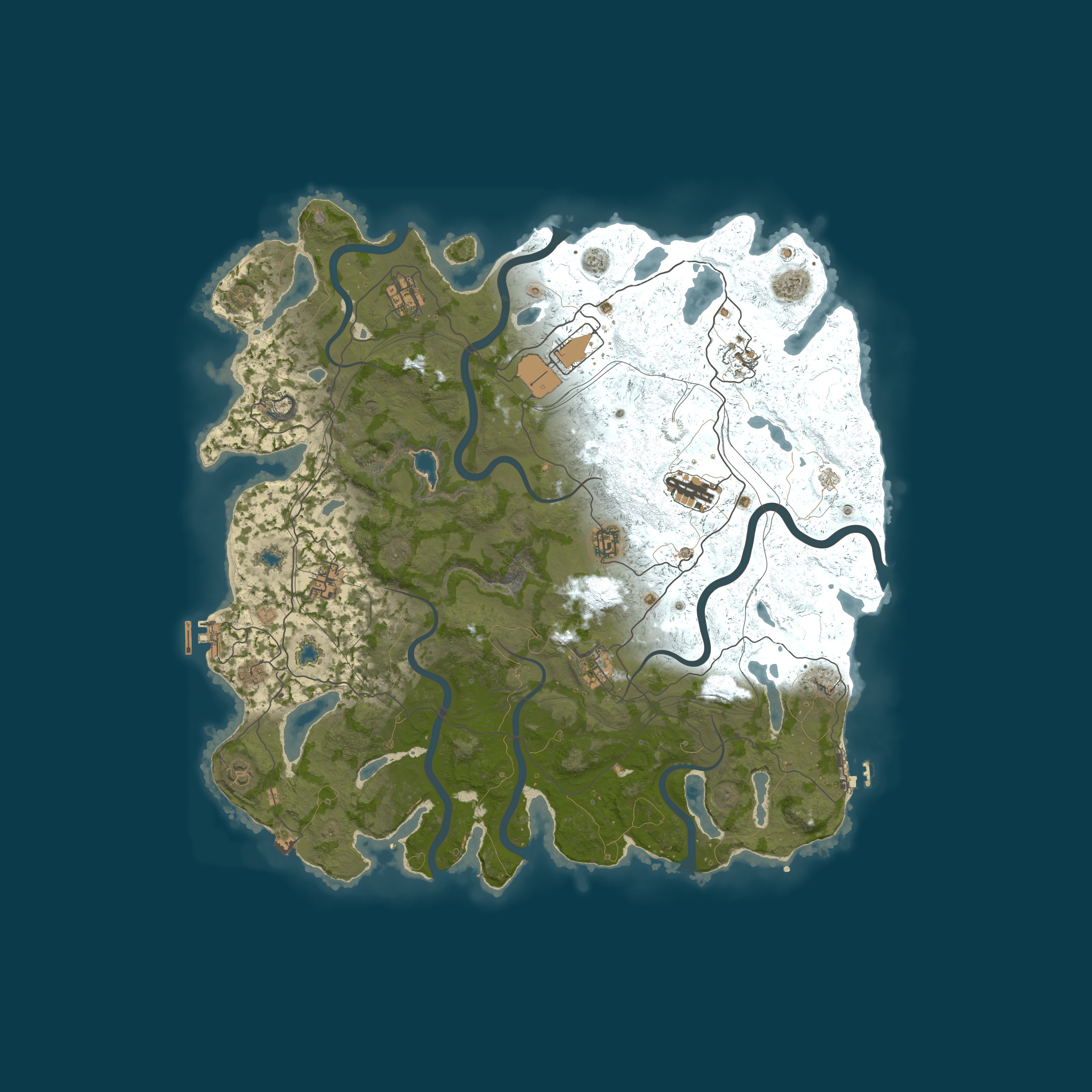 Map for EU Rustinity 2x Monthly Large Vanilla+ [No BP Wipes]