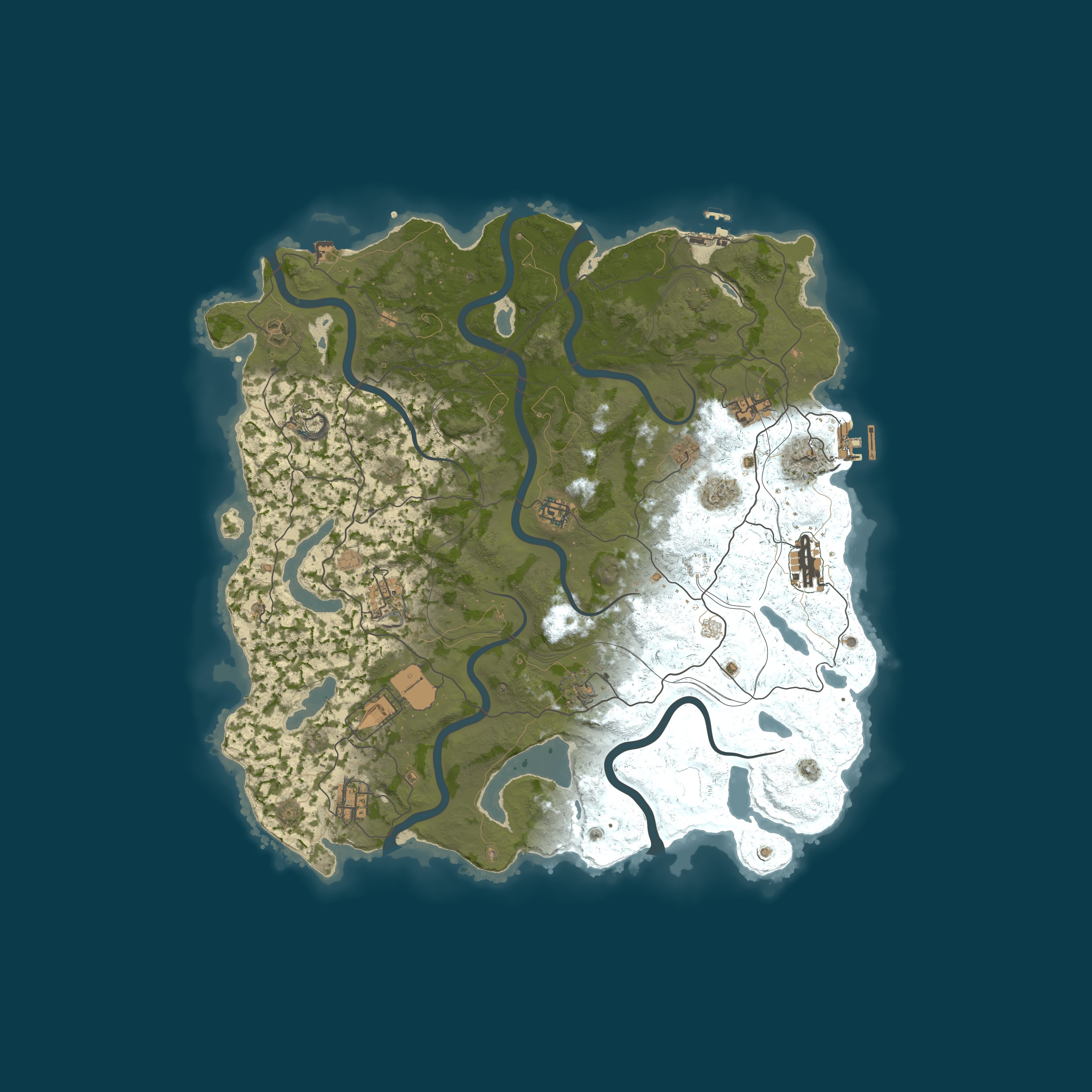 Map for test server