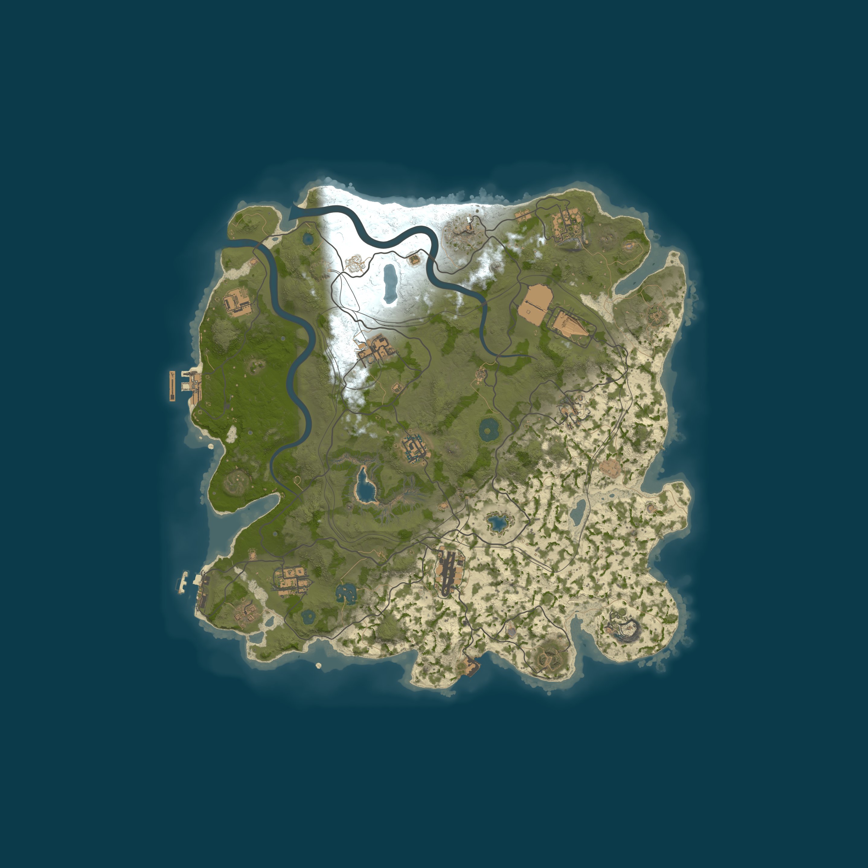 Map for XRUST.CO EU 5x Monthly Solo/Duo/Trio/Quad/Max 8 - Skins - Pvp -