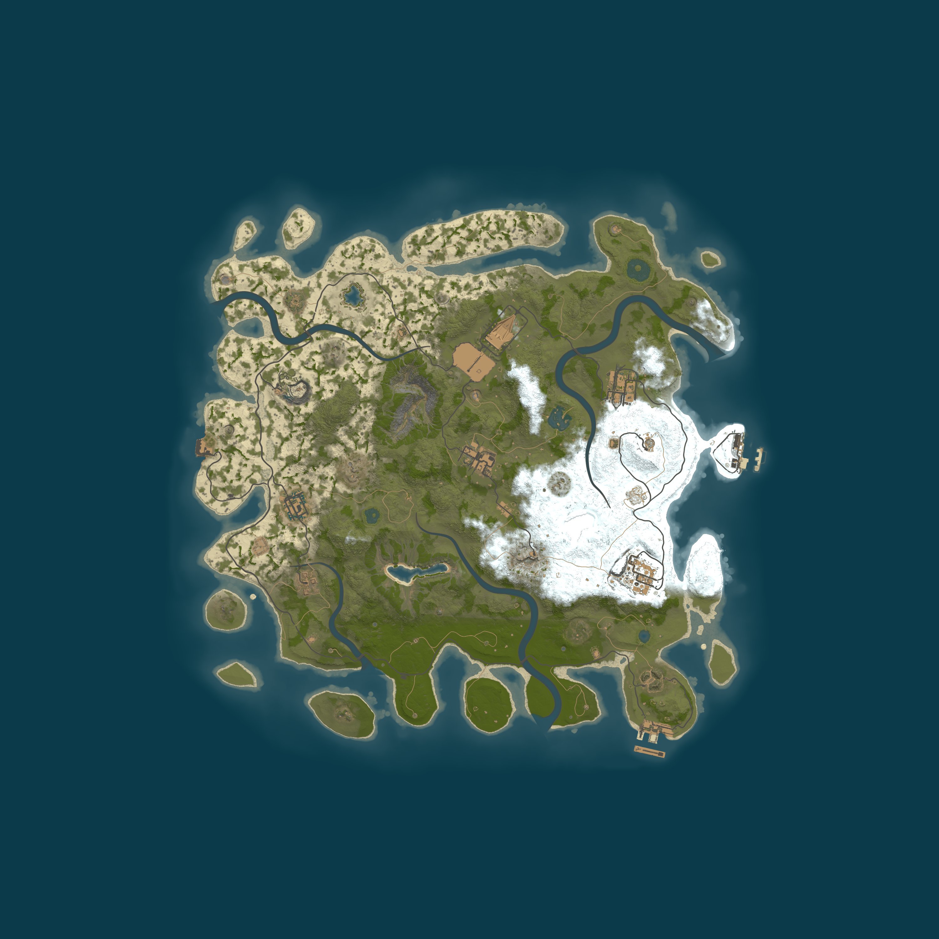 Map for Rust your Soul|PvE|x2|Z's|4KMap|TP|RandomRaids|CustomLoot|Much 