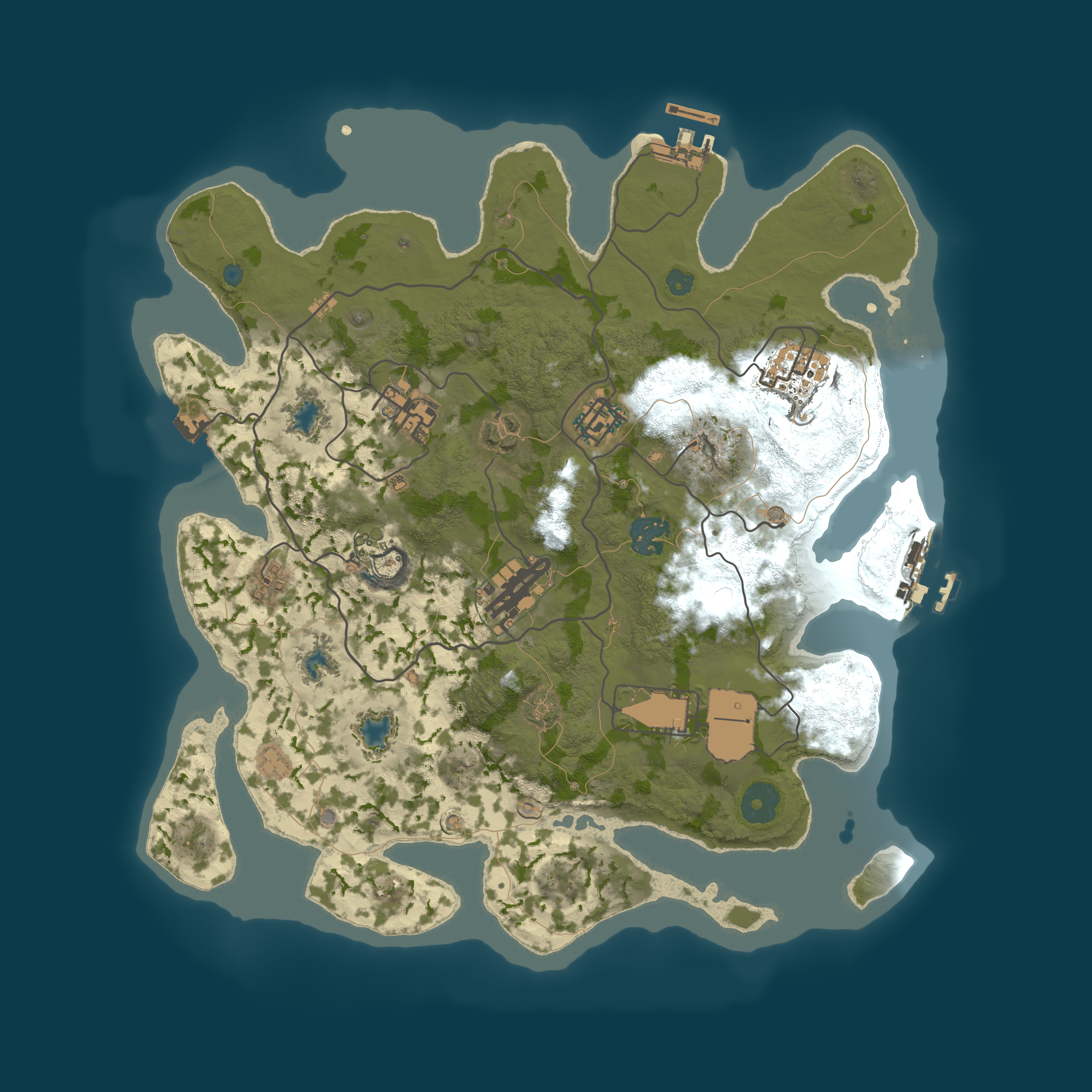 Map for PERFECT RUST [X1000 NOLIMIT SHOP LOOT+ FPS+]