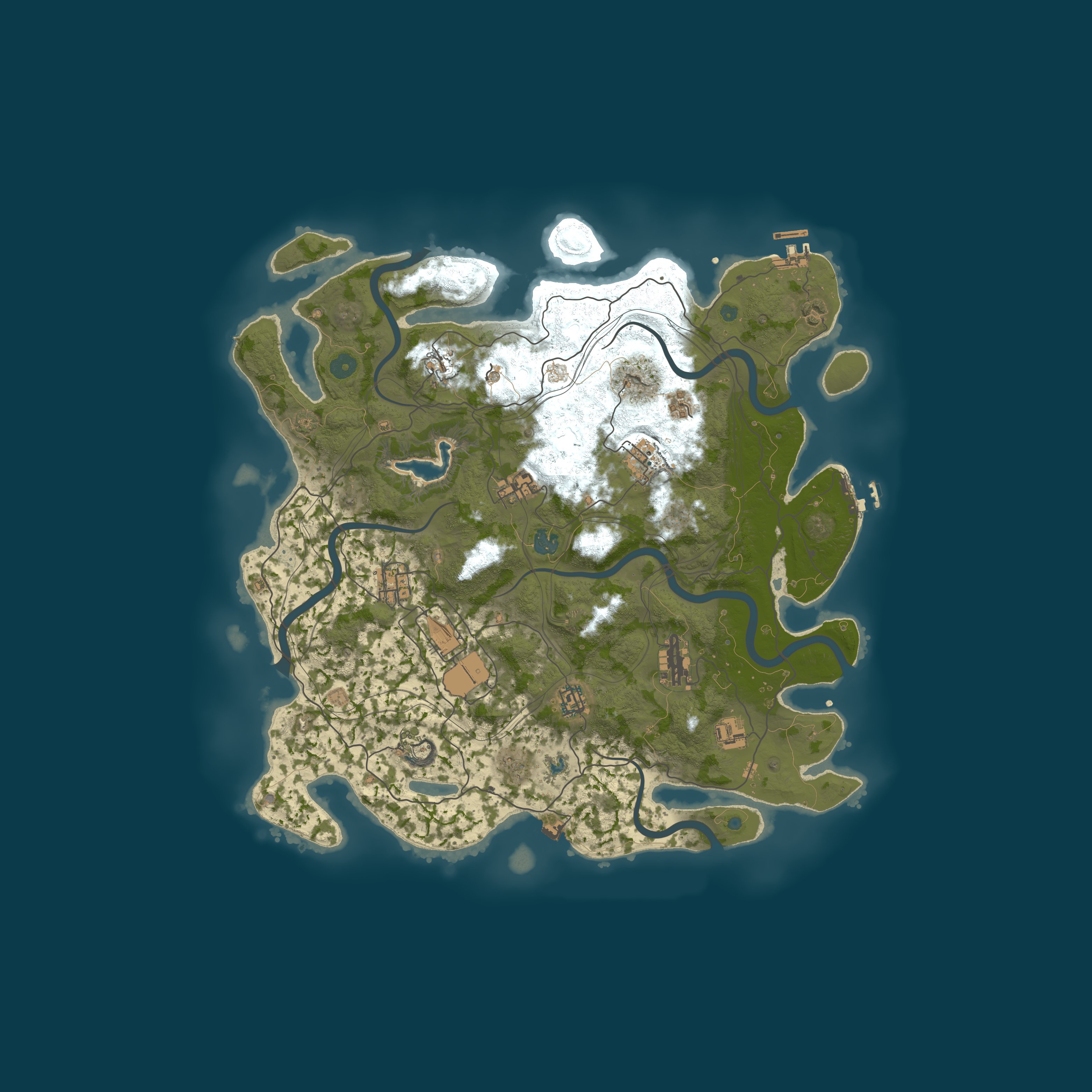 Map for [RU] PVE Scraplands X2 | Convoy | RaidBases
