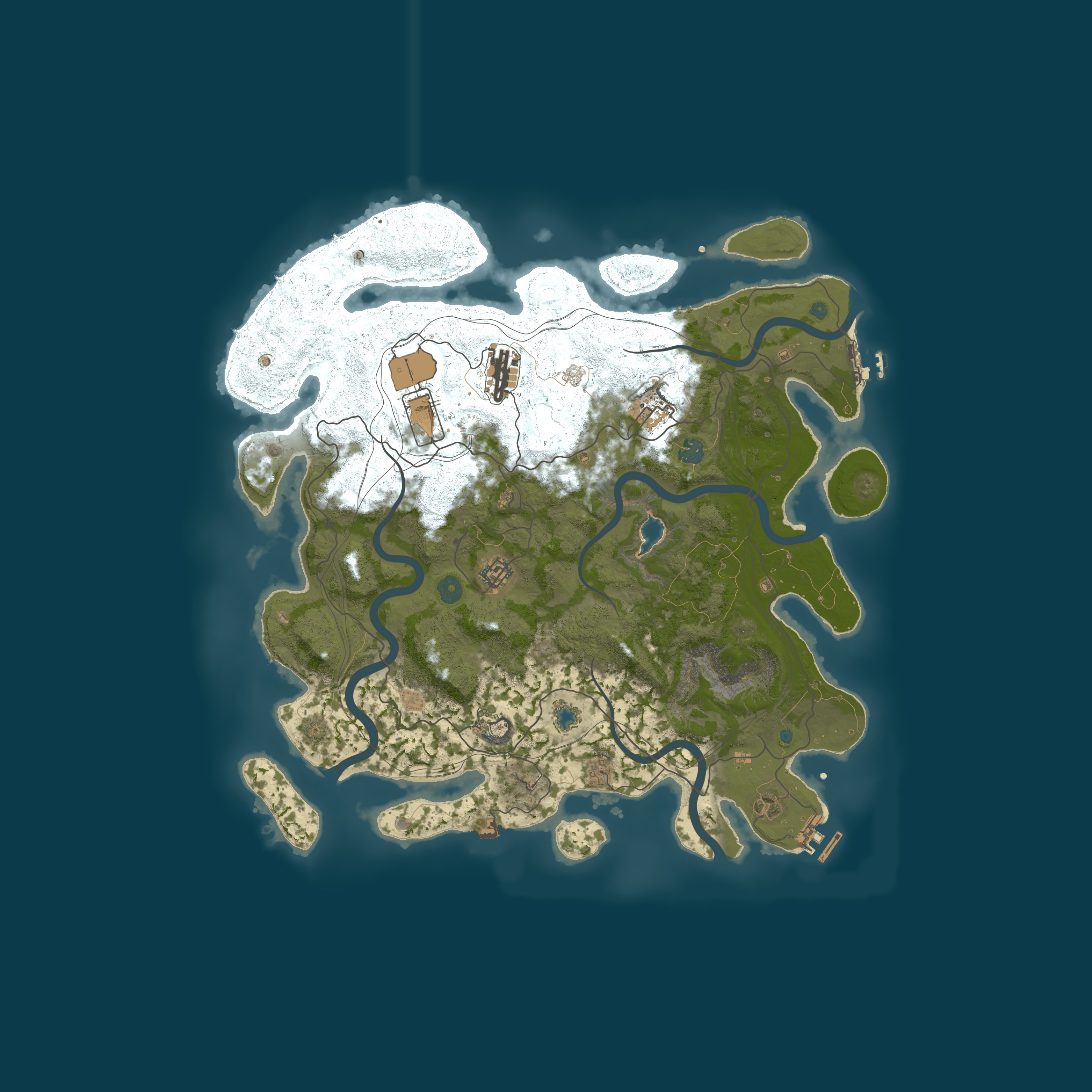 Map for Super Chill RUST Chicago - Vanilla Monthly - No Decay