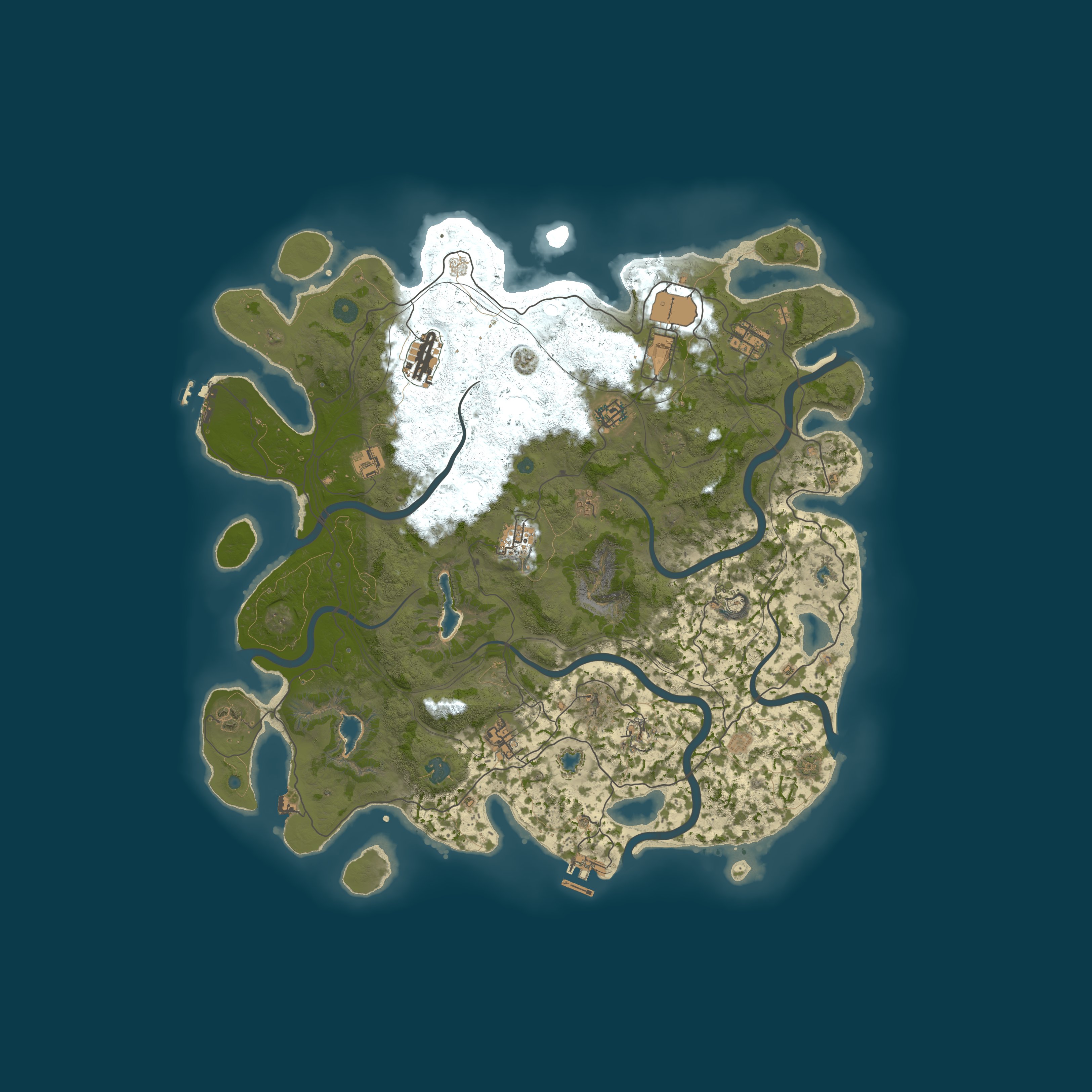 Map for Rust solo due trios good vibes