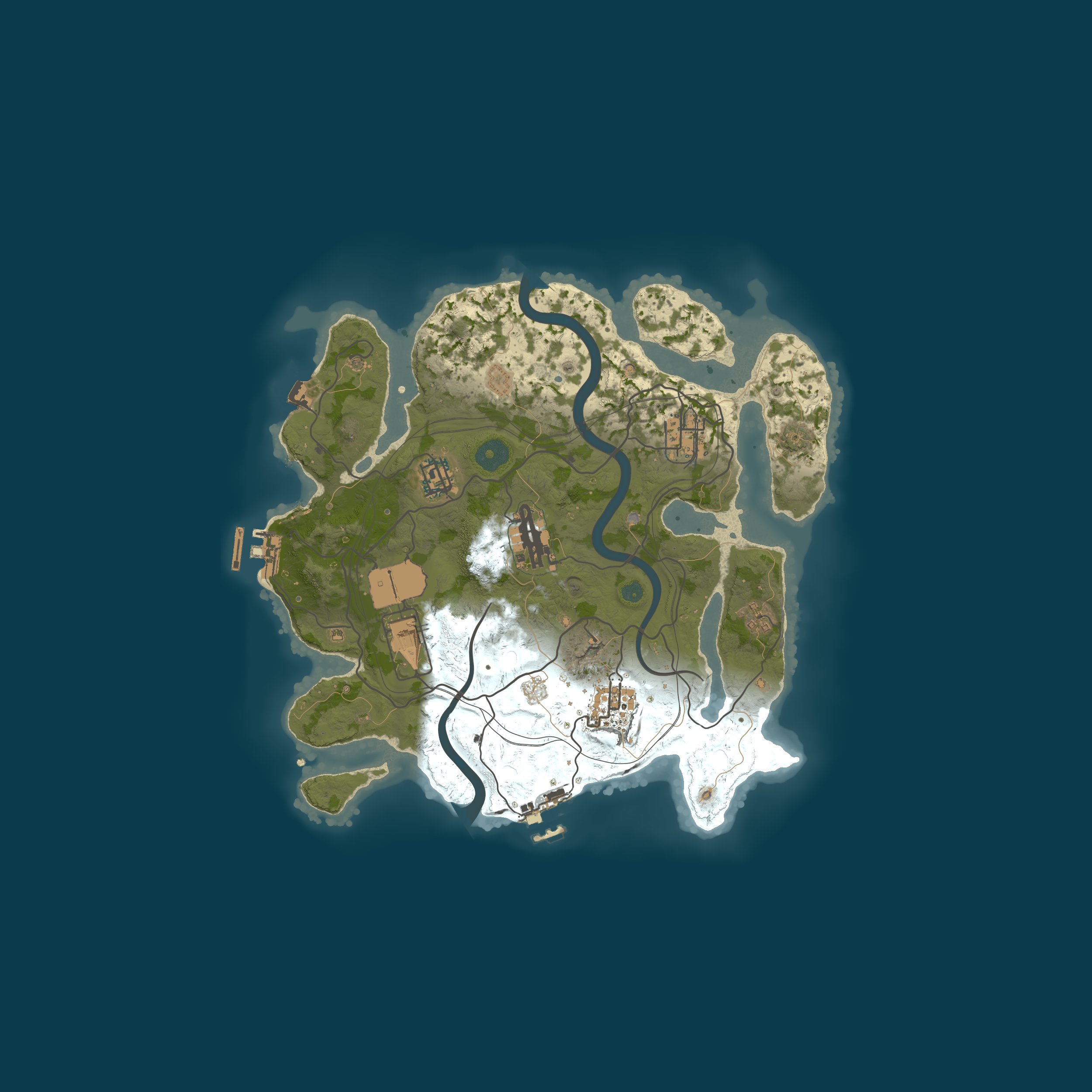 Map for [FR] [EU] RUST-PACIFIC | RAID TIME | SOLO/DUO/TRIO/QUAD