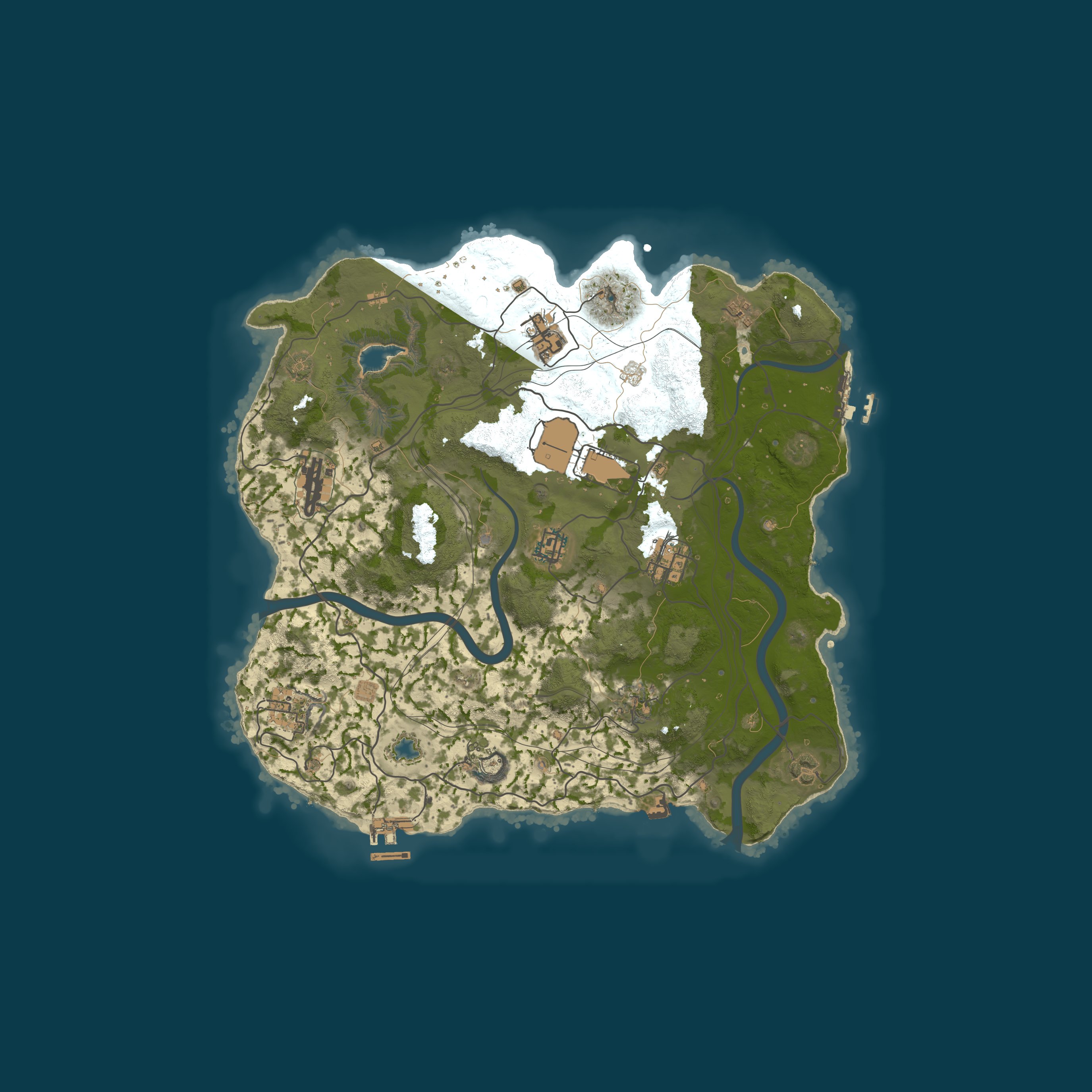 Map for [US] | Panda Rust | 2x | Vanilla | Monthly | Solo - Quad | 3/20