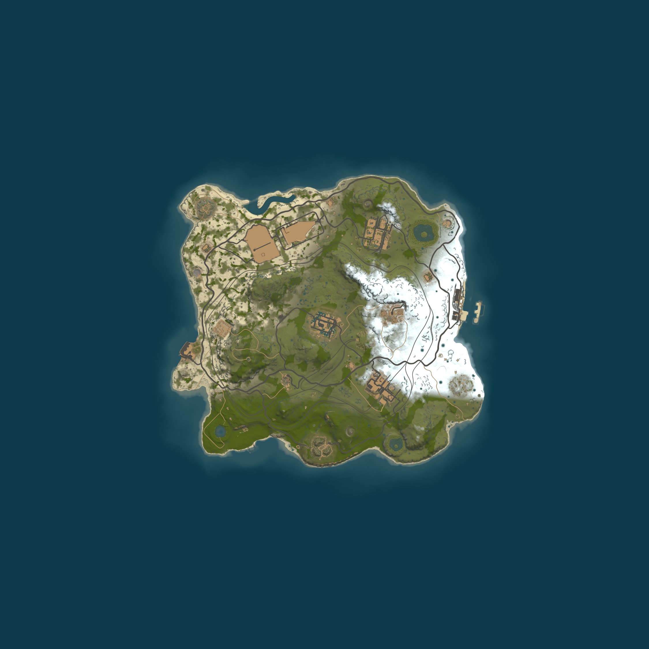 Map for NoDrama | SOLO/DUO | Low Upkeep | Small Map | Vanilla