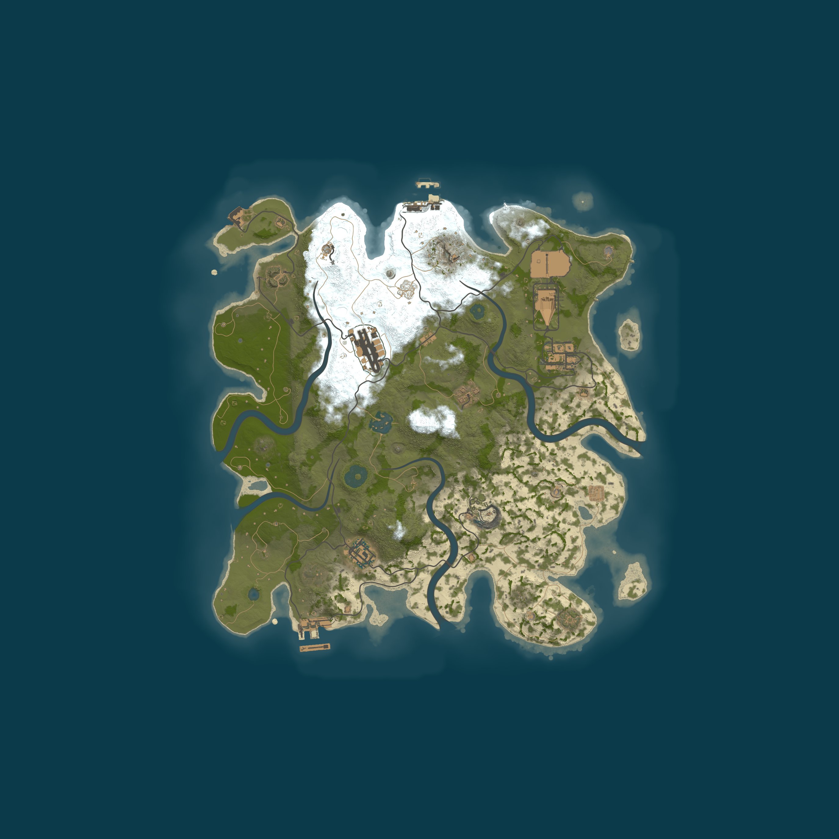 Map for Vixara - Rust Server