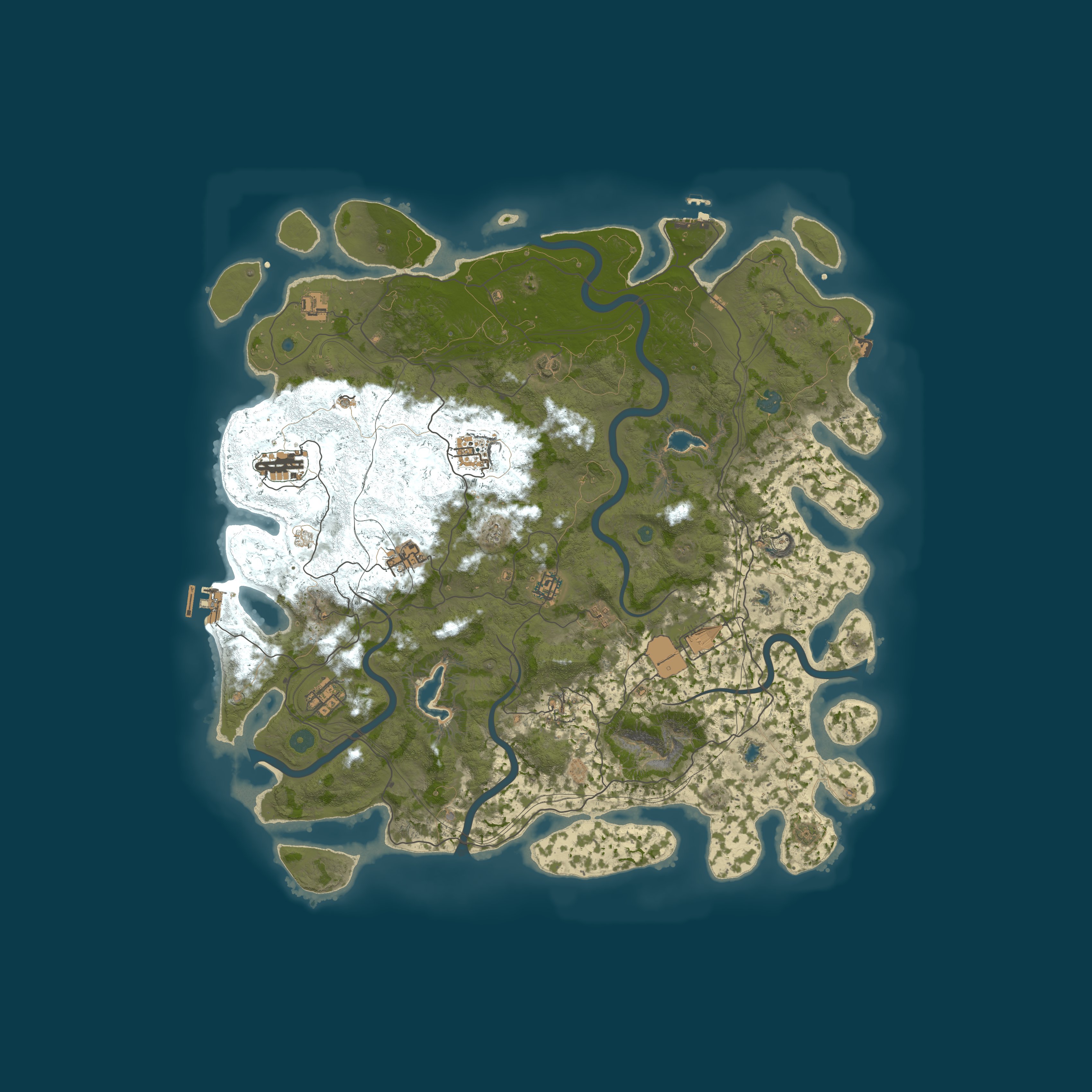 Map for Brianwryms Premium Vanilla PvE No Kos/Decay/Upkeep