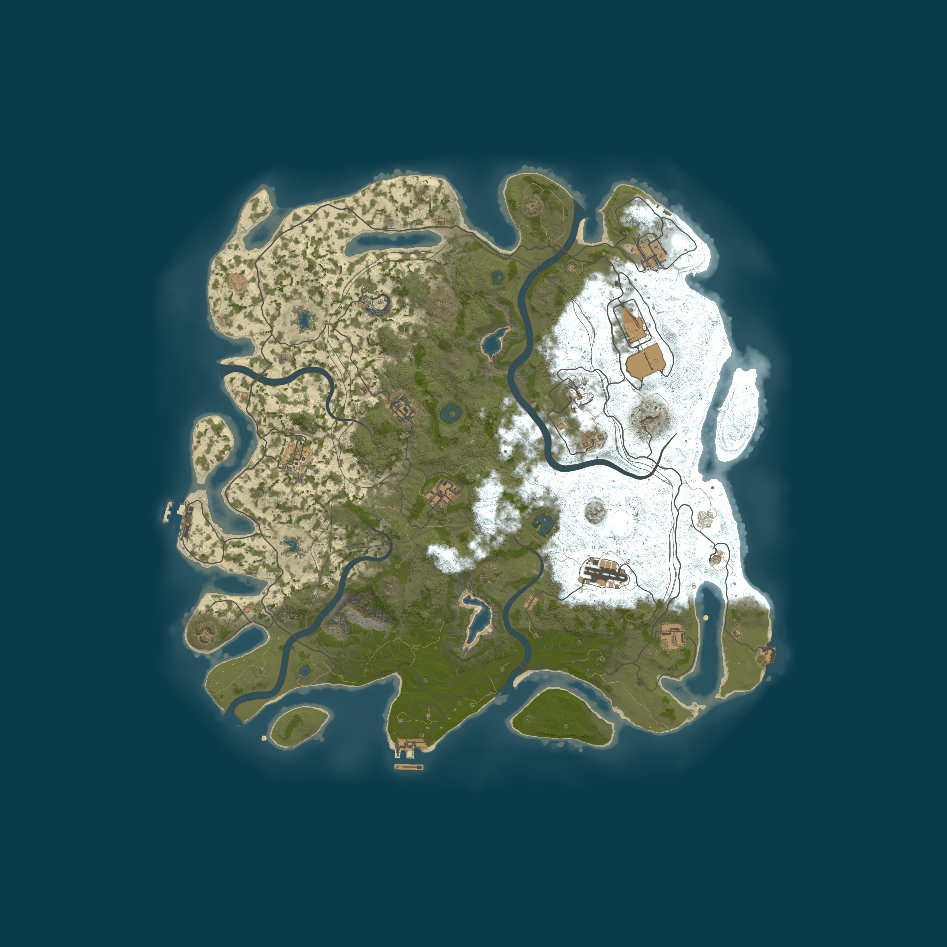 Map for LATIA PVE |Custom Items,Raidable Bases,Boss,Events|