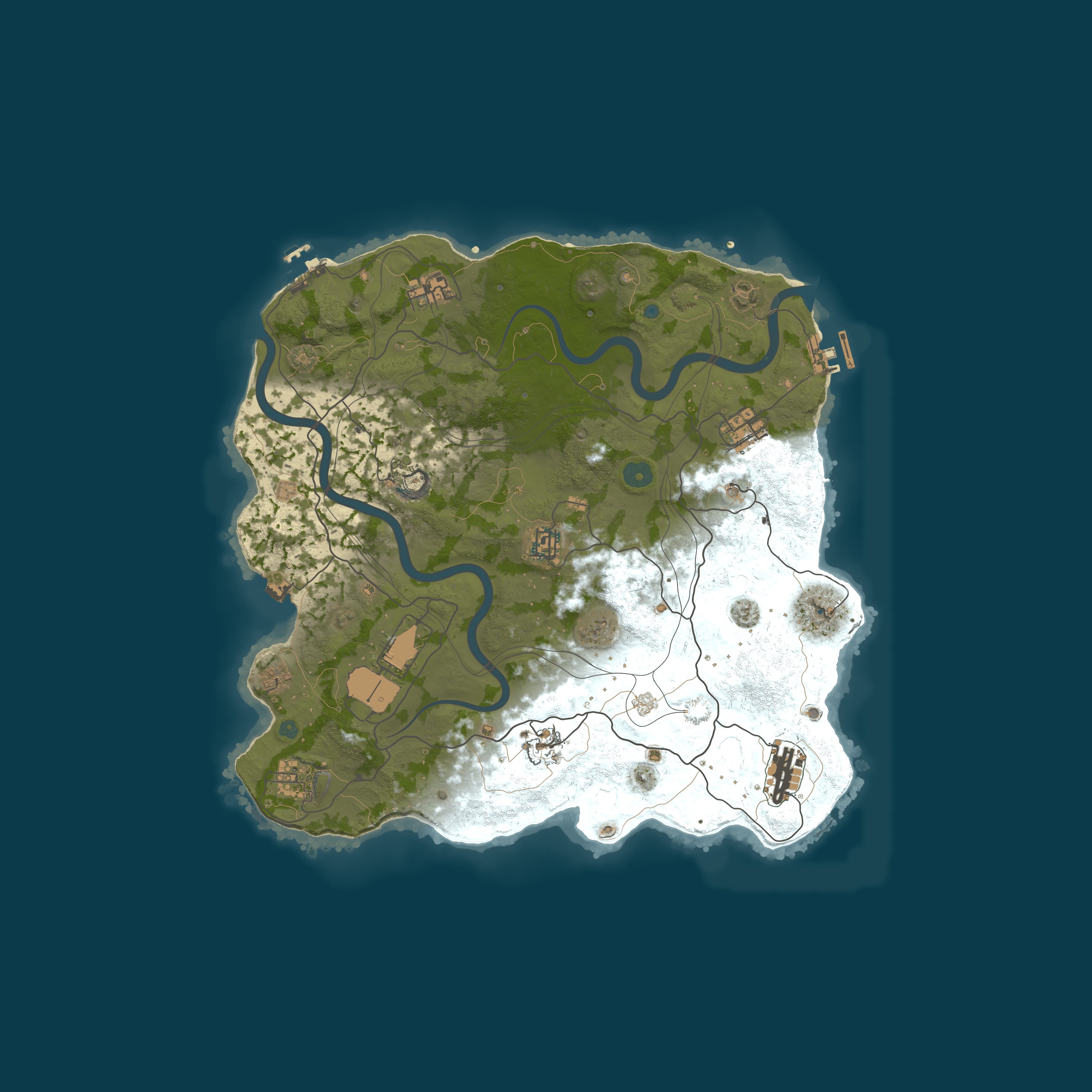 Map for WEREWOLF GAMING.CO 5x Solo/Duo/Trio|Loot X5|TP|Homes|Kits|