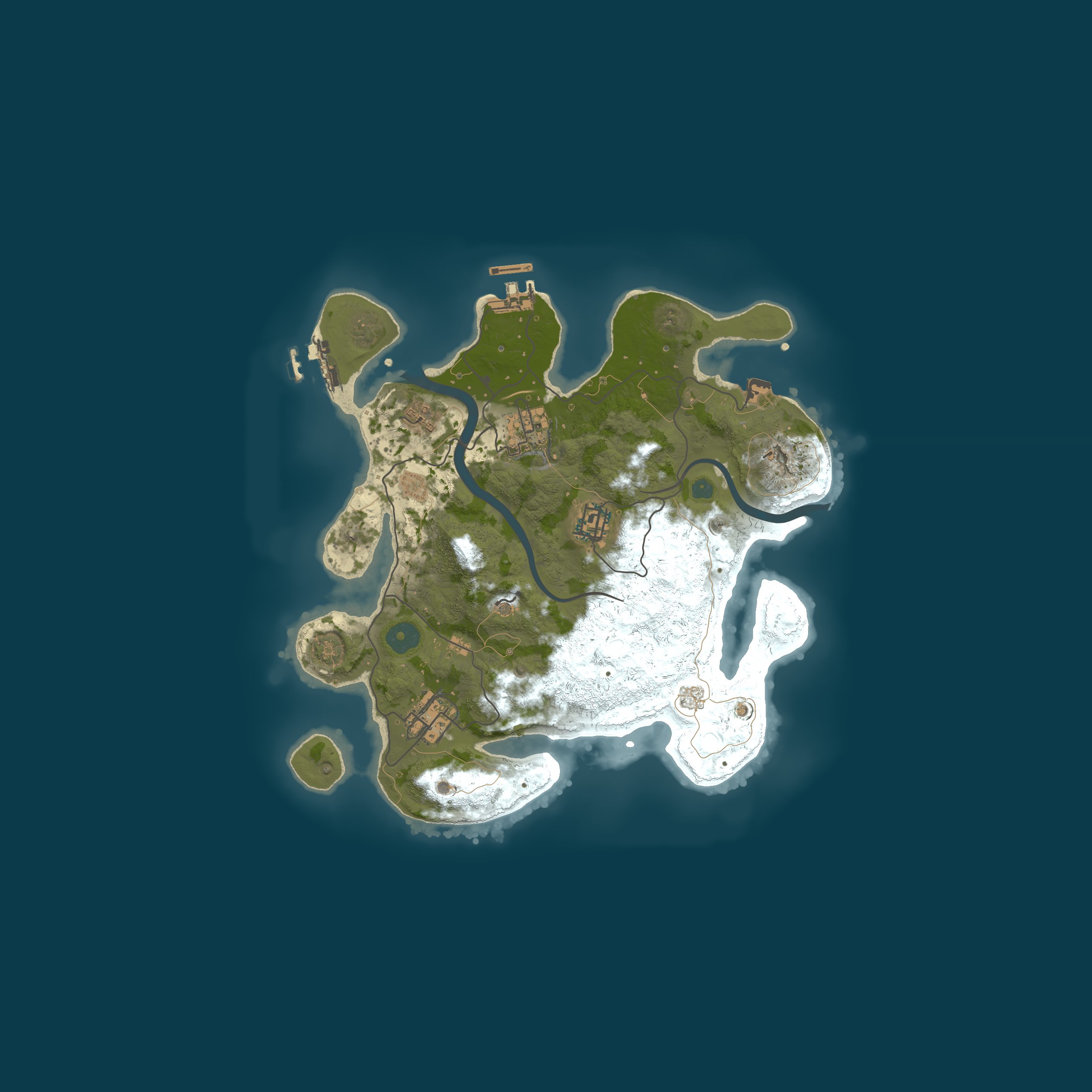 Map for Eze's Rust Server 2x | Solo/Duo/Trio | Kits | TP