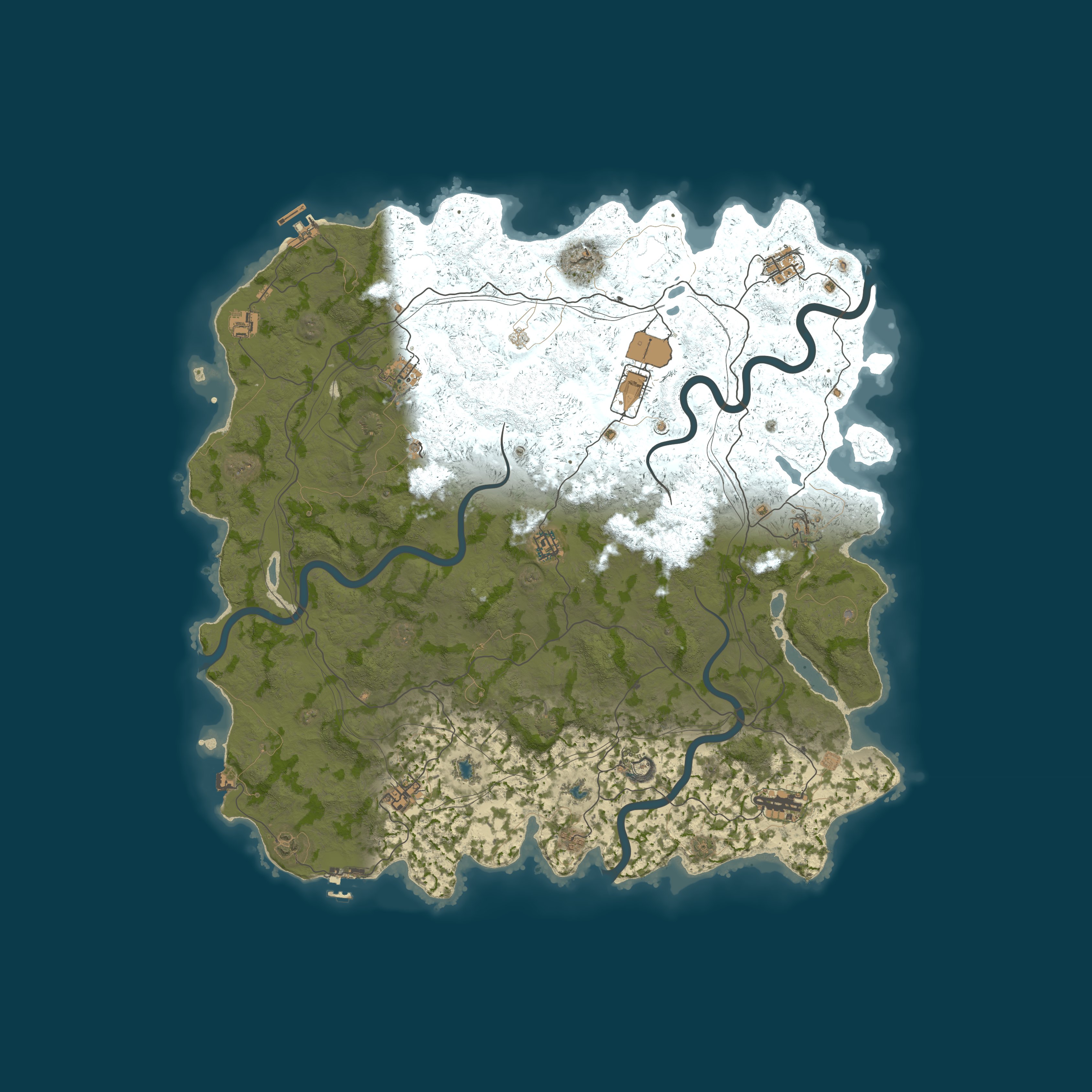 Map for US Rustinity 2x Monthly Large Vanilla+ [No BP Wipes]