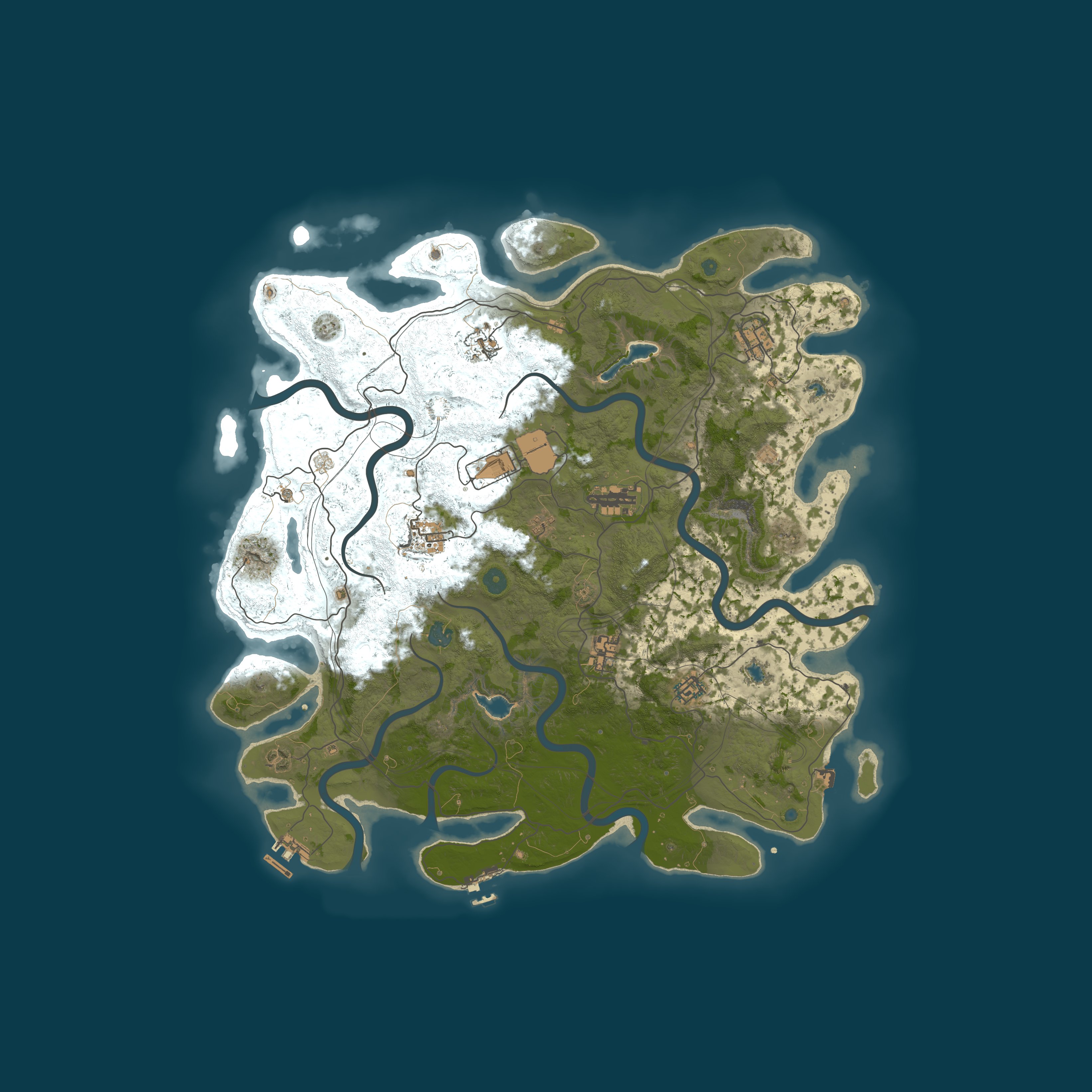 Map for Rust Beginner - PVE - 2.0