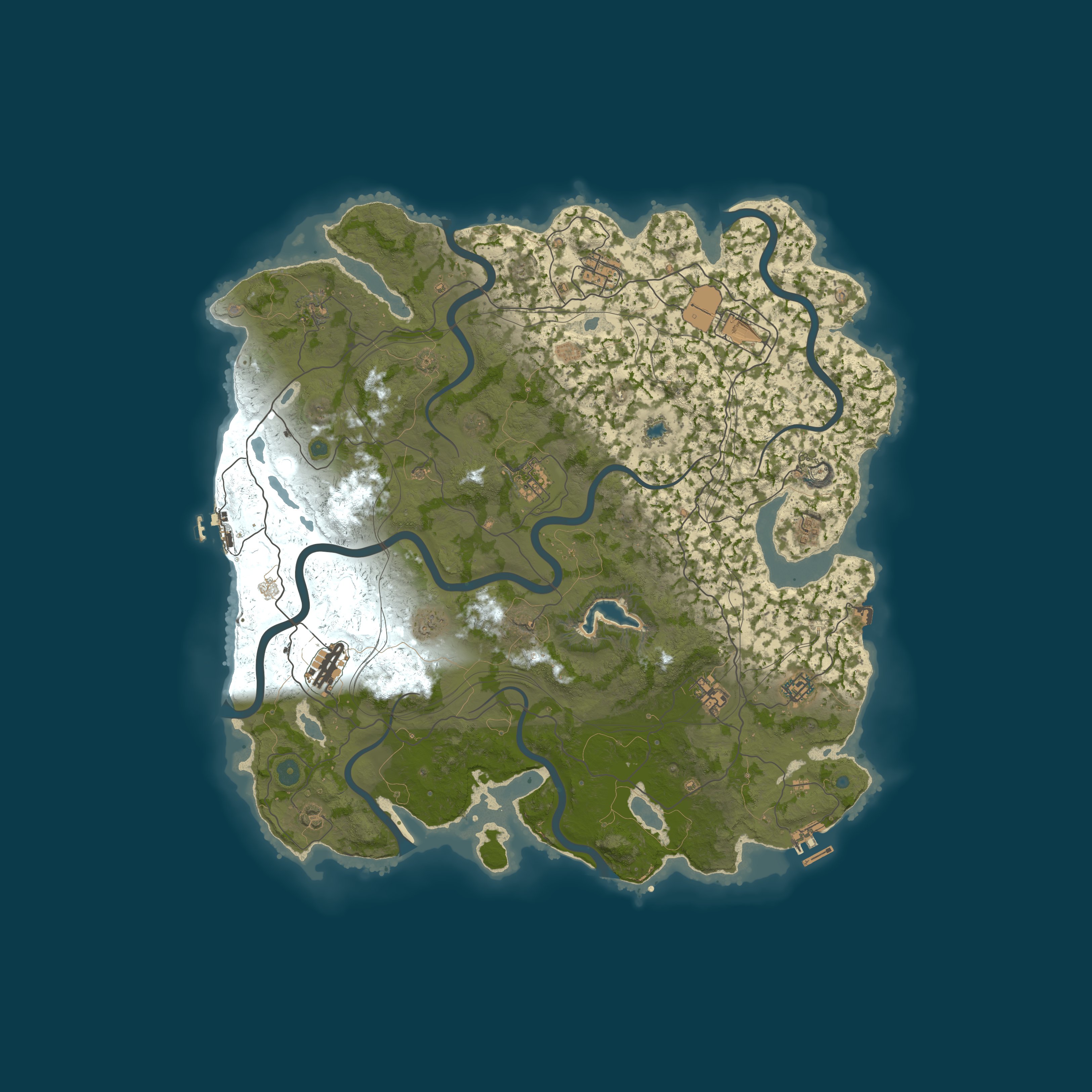 Карта сервера