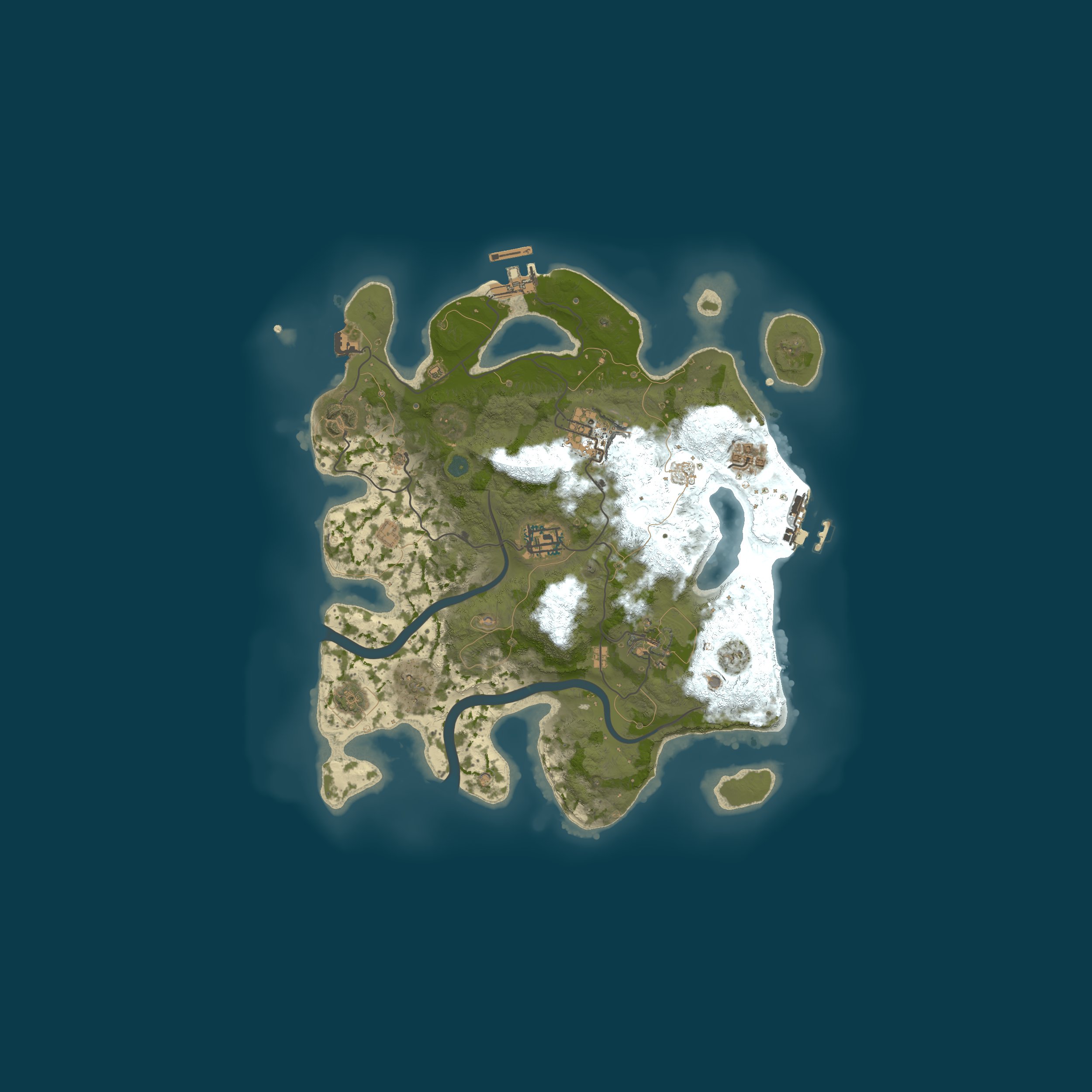 Map for Rust Gods & Legends |Solo|Duo|Trio|Quads|Clans Welcome