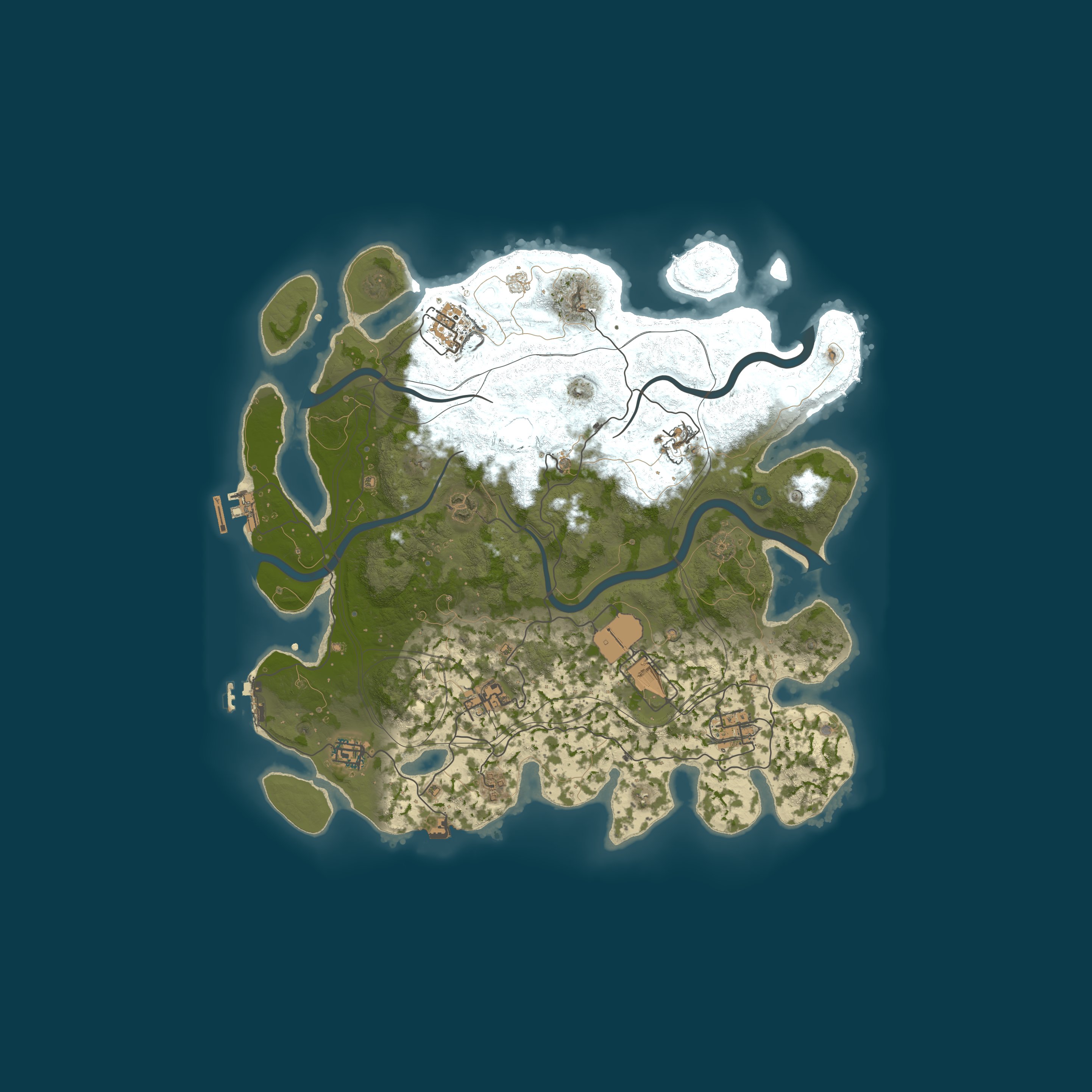 Map for TIRust Chill Quad PVE