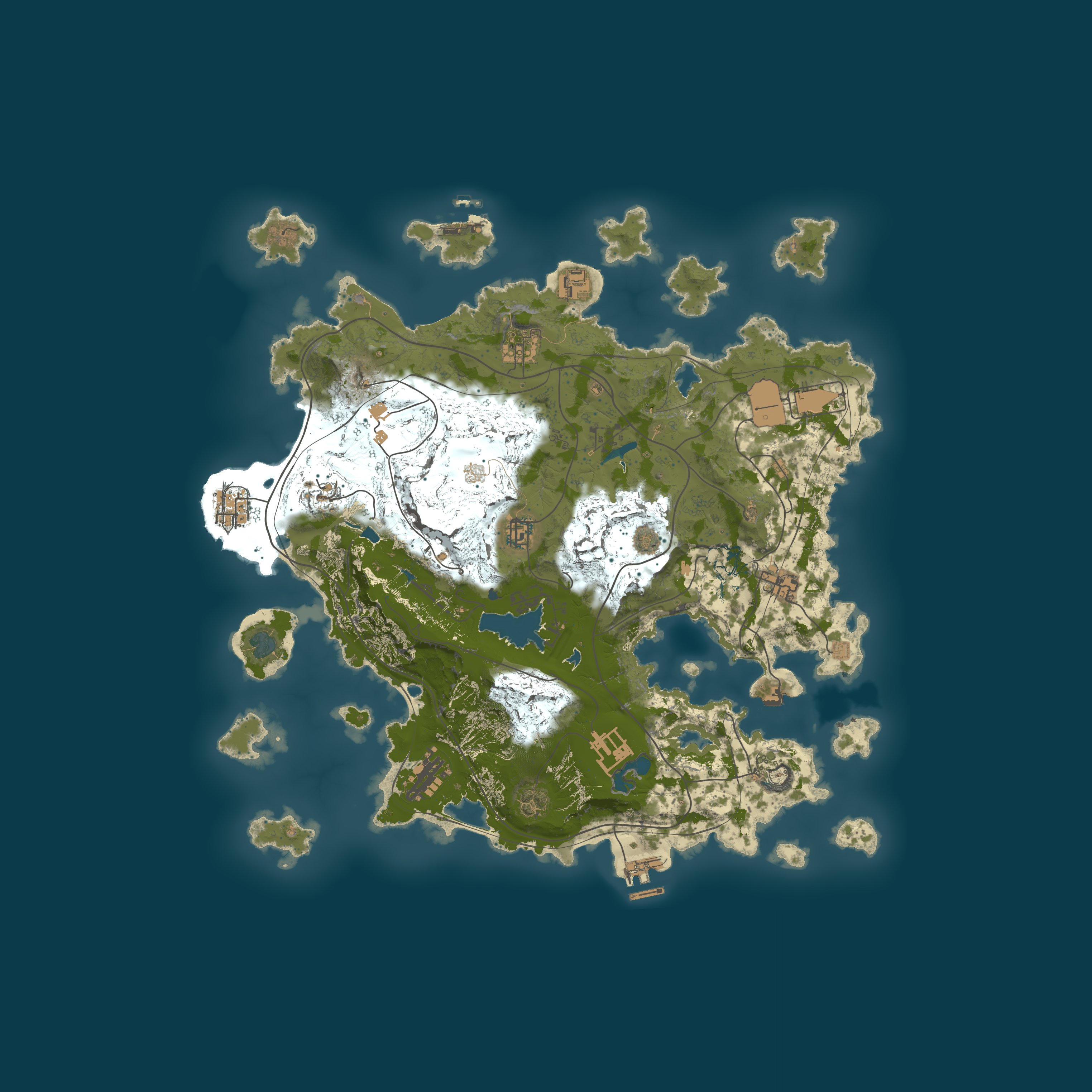 Map for [EU] BIKINI Island : The Unique PVE Survival