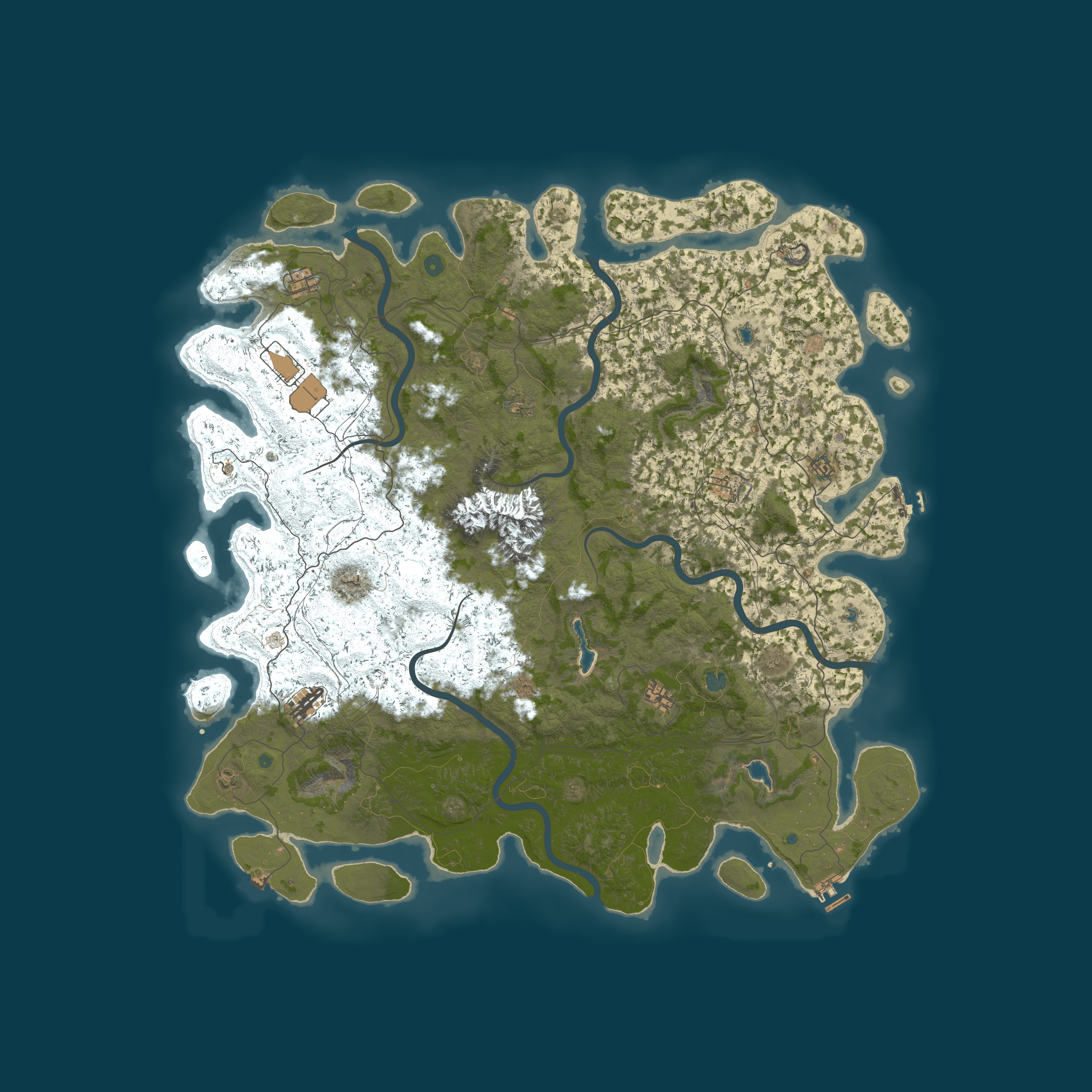 Map for Wilderness Retreat | PVE | Monthly Wipe | Noob friendly