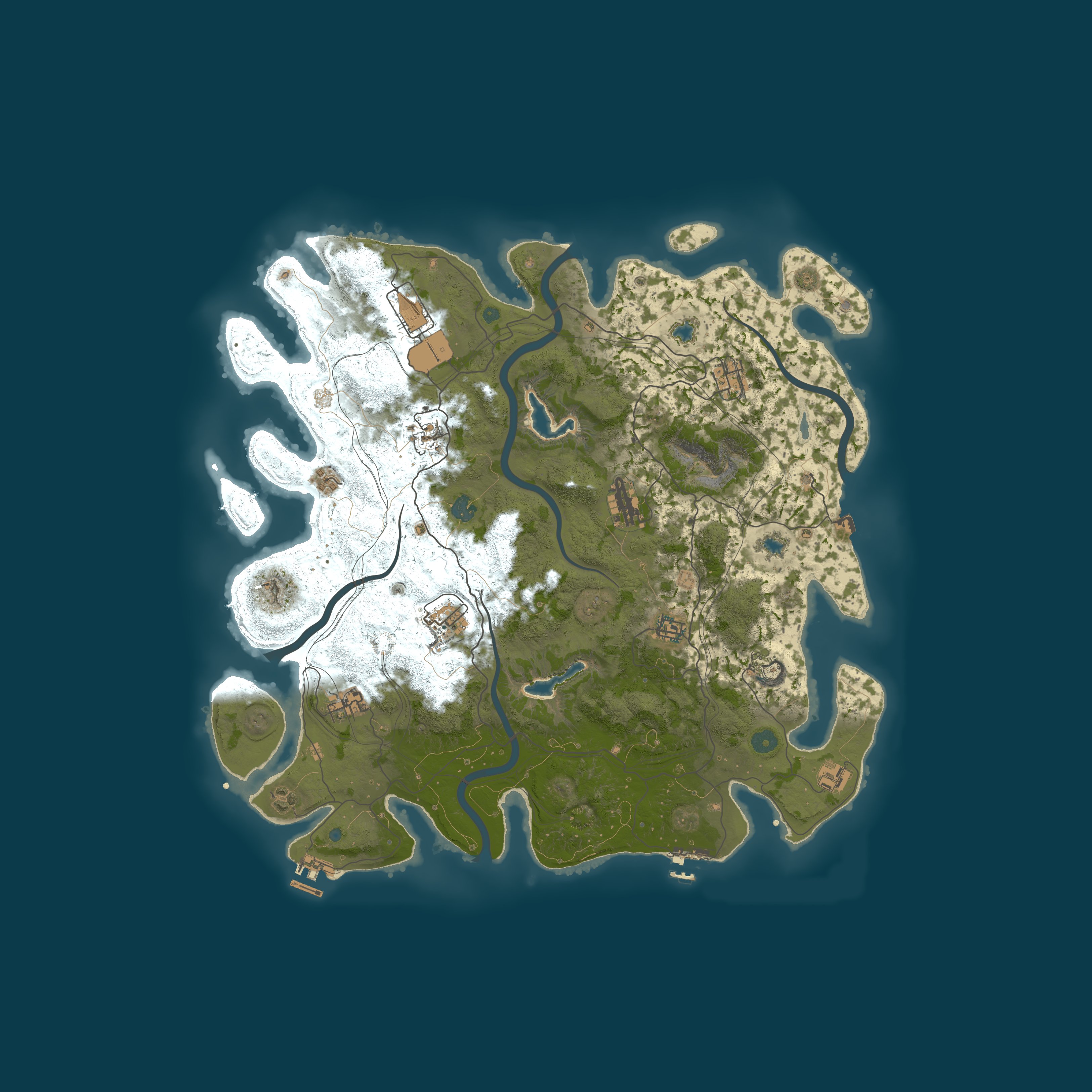 Map for [EU/GER/EN] OceanRust Trio/Quad|2x|Loot+|4.5k Map|Events|Offlin