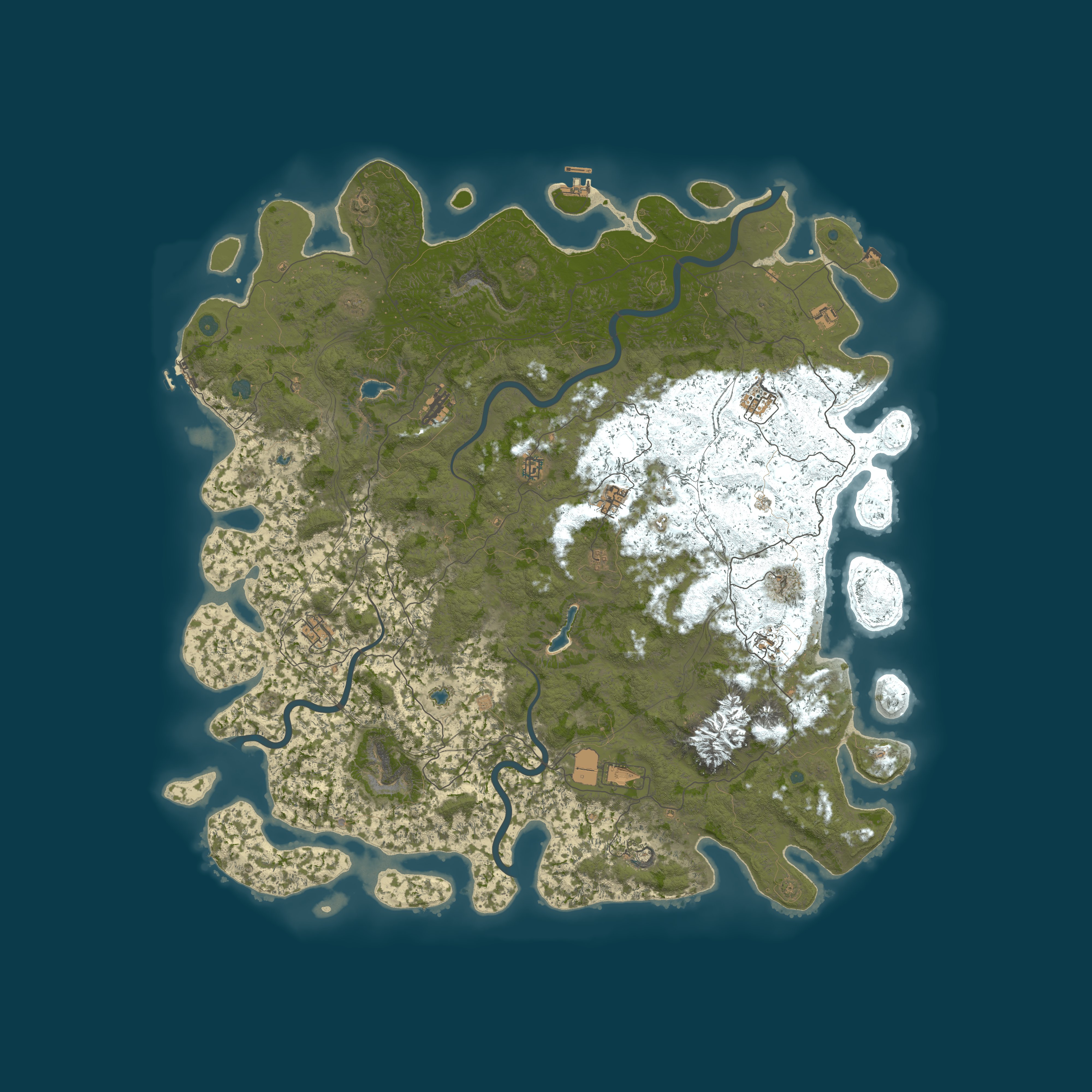 Rust map 6000/1337